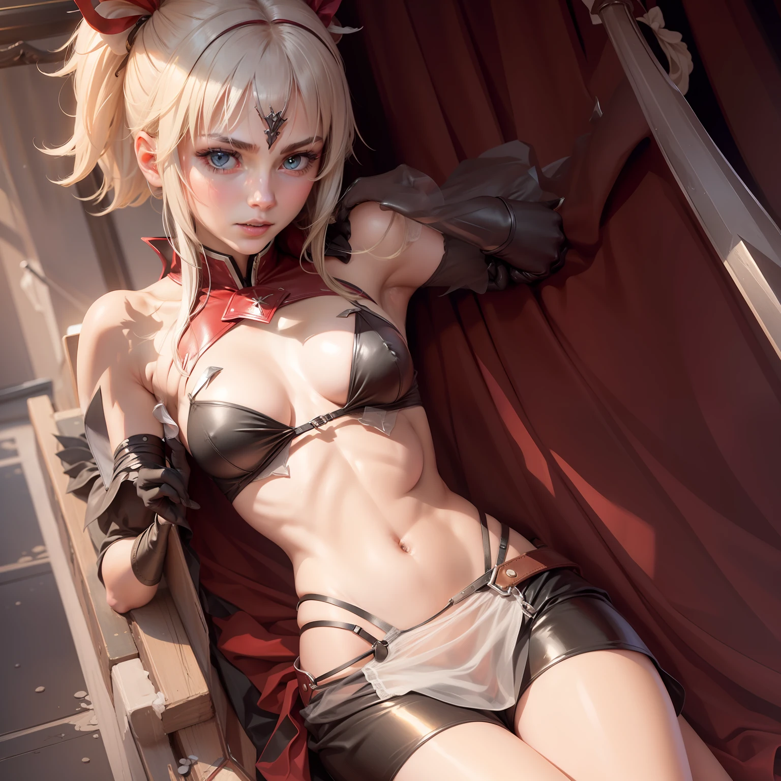 Black gloves