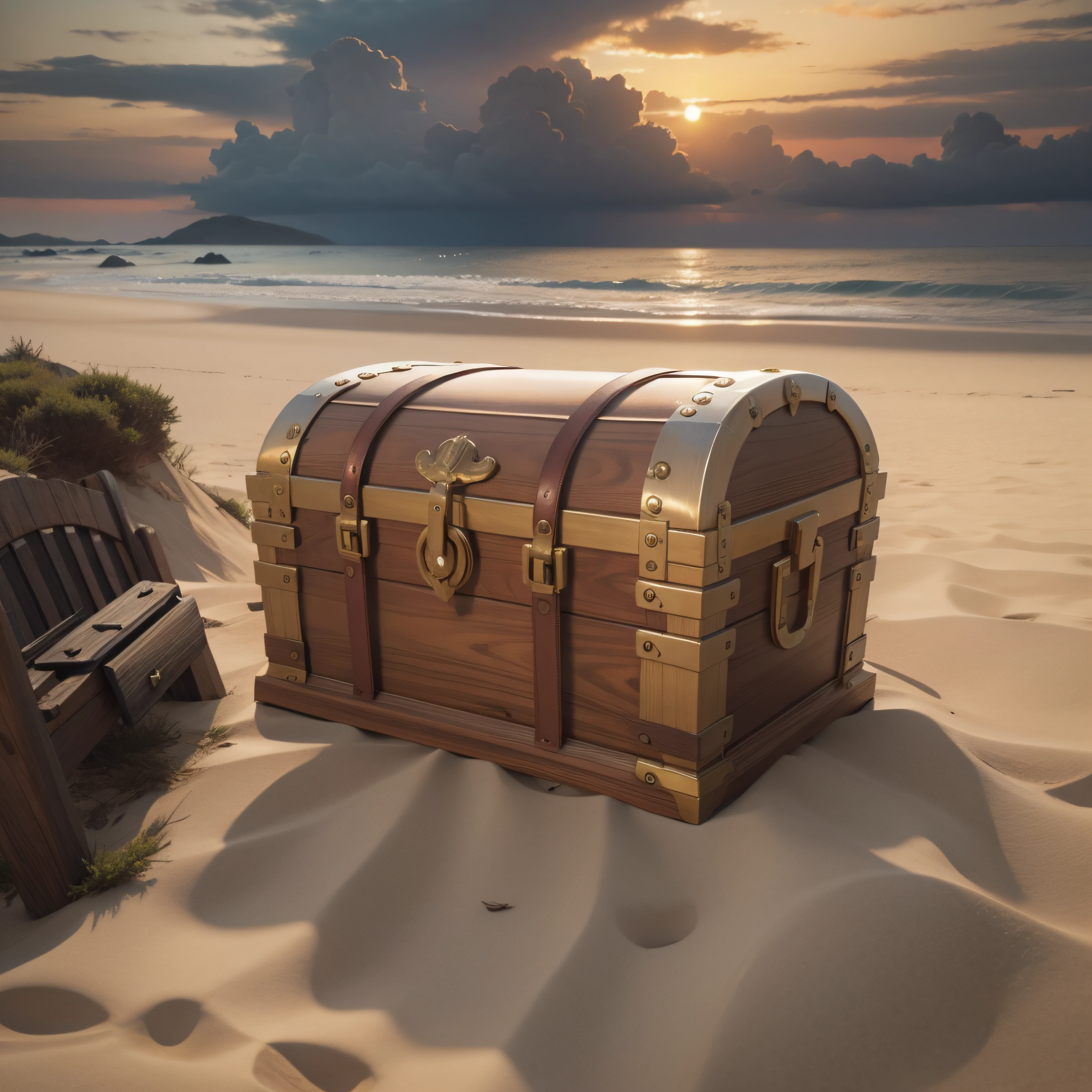Generate more gorgeous treasure chests。