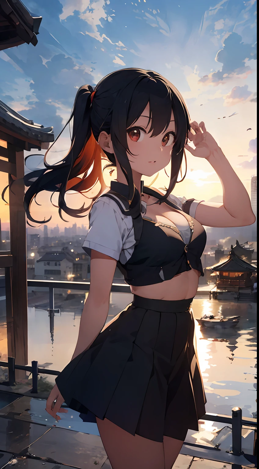 hoang lap,A high resolution,ultra - detailed,(1girll:1.3),(Large breasts),(Cleavage 1.3),(ultra short skirt 1.3)split
break
,Design a beautiful temple scene,intricately detailed buildings,Lush gardens,and a sense of peace and spirituality。
sunder
,Create an image of a destructive demon,With terrible characteristics,The power of darkness,And the desire for chaos and destruction。
sunder
,design an image with fisheye lens effect,Capture a wide field of view with a unique curved perspective。
sunder
,Create a rooftop view in an urban setting,Features panoramic city views、Dramatic skyline and sense of elevation。
sunder
,Illustrate the tender moment between parent and child,Capture their bond、Love and connection。
sunder
,utilisant le pointillisme pour illustrer les images,Carefully place tiny color dots,to create a cohesive and visually stunning whole。