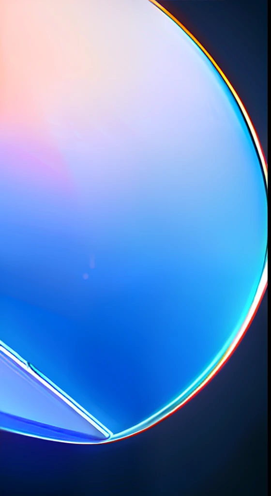 best qualityer,detail-rich,4k,blender,octane render,C4D,transparent glass texture,DDicon,blue|orange,Frosted glass,Transparent sense of technology,Curved lines,white backgrounid,lamplight,rays of sunshine,planar,Minimalist,System background