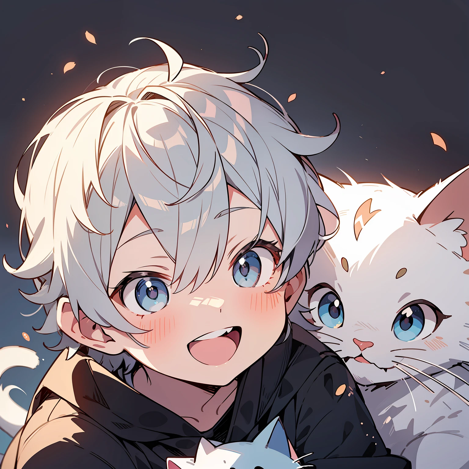 cat hair,haar,Cat hair,omao,White hair,Natural cat hair,white colors