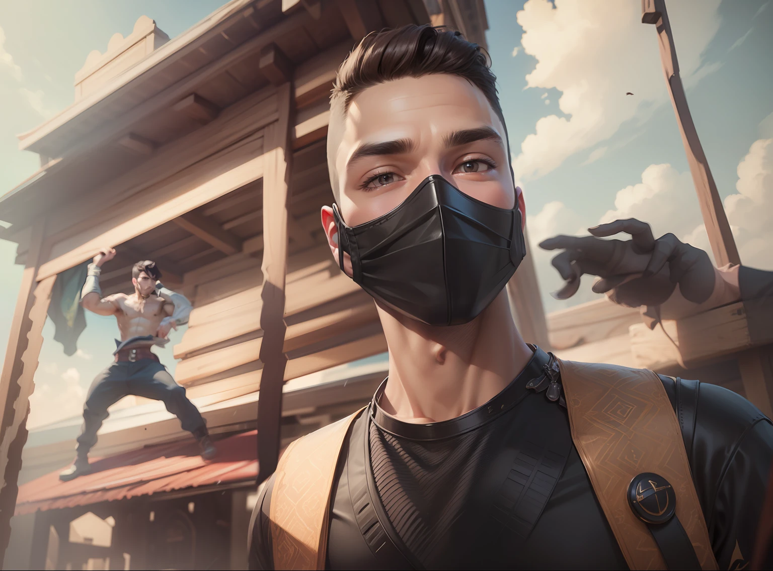 A handsome boy with a realistic face Hd 8k