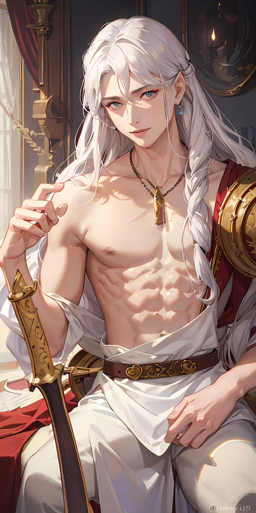 Crowds barechested femele