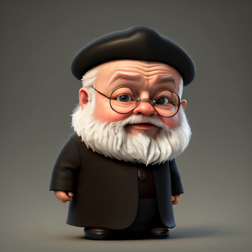 CBZBB , Theologian Charles Spurgeon, character , fofo, Pouco, Um homem de 55 anos, americano, moreno, bochechas grandes, apoiando-se em uma bengala, com boina lateral, Beautiful, Arte Devian, Artstation on trend, arte digital, circunstanciado , fofo, Realistic, Humanoid, character, tiny, Cinematic sho , cinematic lights, Xi Jinping, Parece feliz, jardim no fundo
