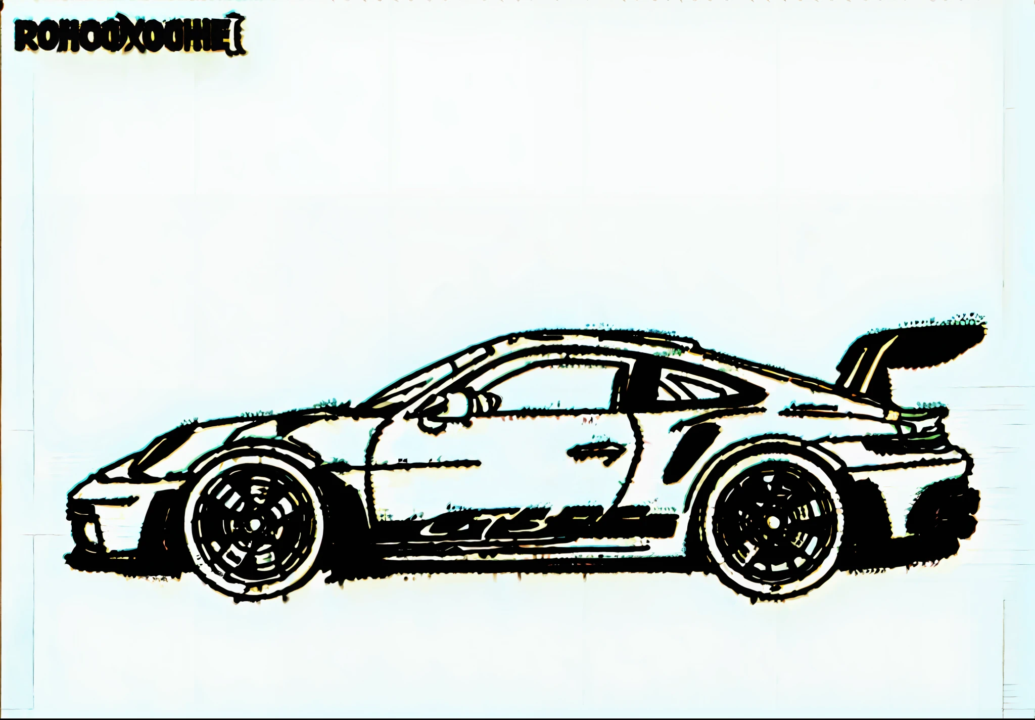 (Porsche RSR)+(Black line art:1.2)+(Drawing of a sports car with a large wing)+(line art colouring page:1.1)+(perfect lineart)+(thick black lineart:0.9)+(lineart behance hd)+(black on white line art)+(porsche911)+(conservation、Whitewashing、Noise、water ink+Sketch style art:0.8)+(Line Art N9)+(Art Behans HD:0.8)