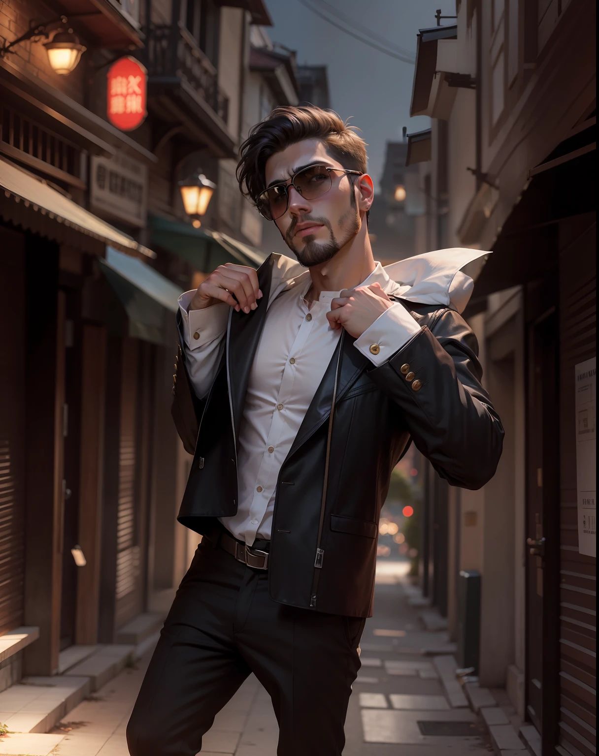 Change background with real face handsome