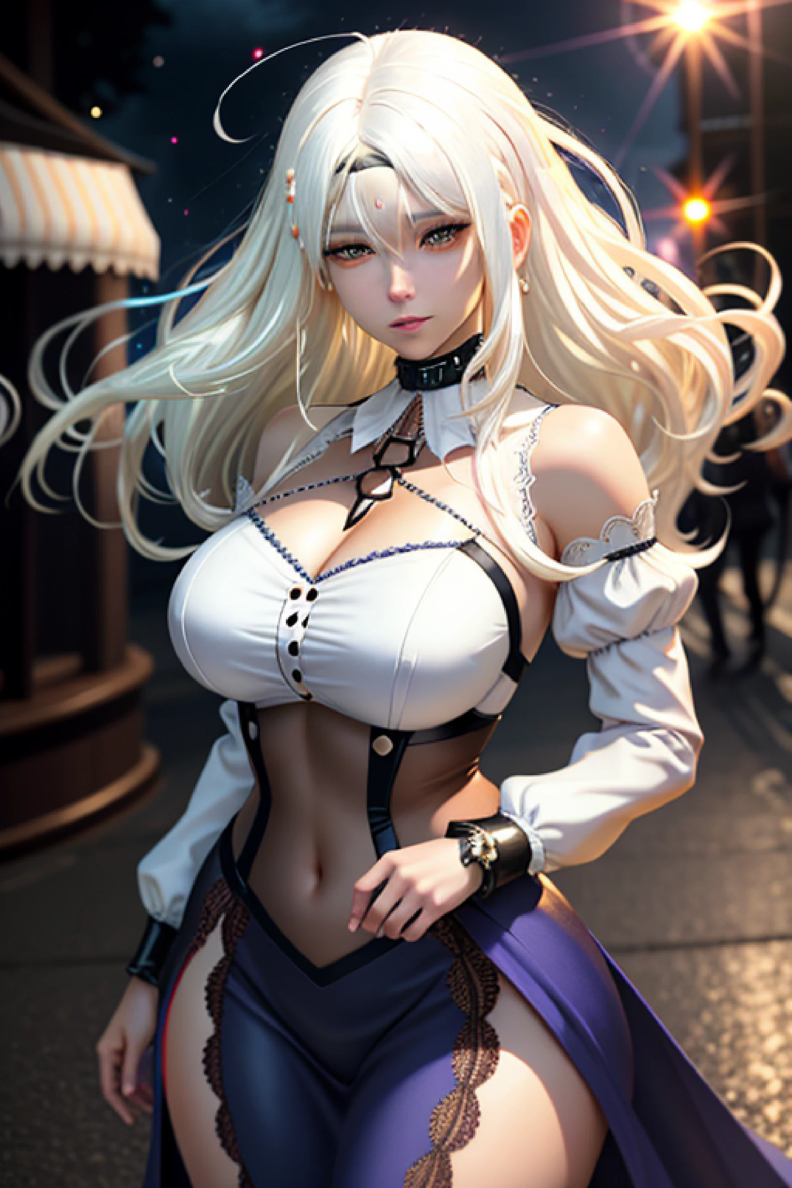 Anime girl with red hair and blue eyes holds baby, visual novel cg, from the azur lane videogame, azur lane style, umineko, Ecchi anime style, characters from azur lane, anime maids riding early tanks, ; visual novel, two beautiful anime girls, visual novel key visual, visual novel, Gothic Maiden anime girl, Ecchi, Photorealistic, hight resolution, 1girl in, Woman,(Skindentation), (large full breasts), (Professional Lighting, Bokeh), (Street), (People, Crowds:0.6), market, (Night:1.2),(White hair:2.0), (Blouse:1.5), (portait:0.6), Gorgeous, bloom, (Floating hair),(light Particle, Lens Flare), (Dynamic Pose:1.2), Soft lighting, NSFW:1.5,masutepiece, Best Quality, High quality, High Definition, high quality texture, high quality shadow, high detailing, Beautiful detailed, fine detailed, extremely details CG, Detailed texture, realistic representation of face, Realistic, Colorful , Delicate, Cinematic Light, side lights, Lens Flare, Ray tracing, (intricate detailes, makeup, pureerosface_v1:0.5), (Detailed beautiful delicate face, Detailed beautiful delicate eyes, A perfectly proportioned face, High detailed skin, Detailed skin, best relationship with four fingers and one thumb, Arms under the chest, Medium-sized breasts, wide hips, smooth midriff, Thin, Blue sky, blue-white sea with waves, good condition,