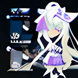 White hair,Height 175cm,long white hair,Fairy clothes --auto