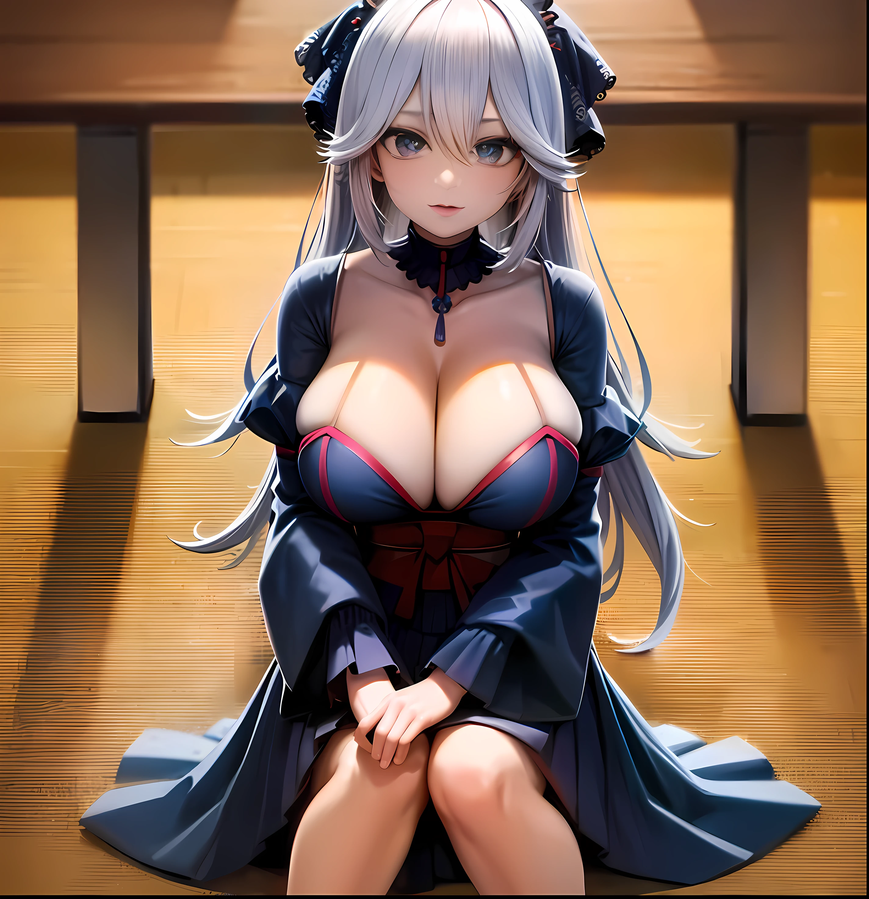 2-dimensional,japanes,anime big breast,long whitr hair,Gradient hair,quadratic element,4k,ta prostitute