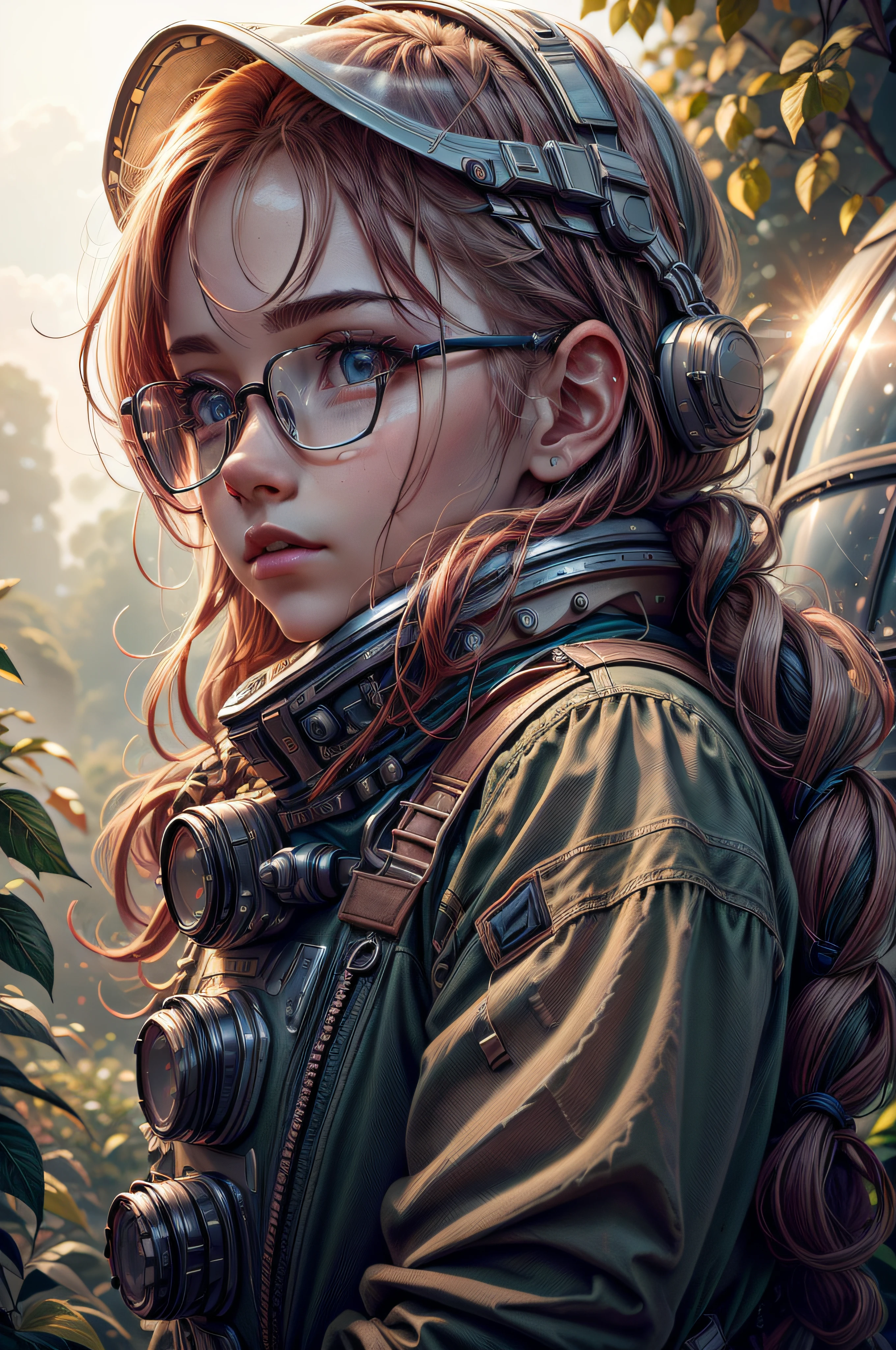 women in the space, high detailed face, high detailed eye, full head cover with round glass, portrait, astronaut girl, long cloudy hair, lots of red hair, floating hair, wearing female astronaut clothes, holding astronaut helmet, earth in background, focusing girl, high detailed body , high detailed skin, high detailed uniform, high detailed face, high detailed eye, color full, natural colors, sun shadow, perfect shadows, 8k, sun shadow, movie lightning, 8k, RAW photo, best quality, masterpiece, high detail RAW color photo, dramatic lighting, cinematic lighting, back light, professional lighting, detailed face, full body, girl focusing