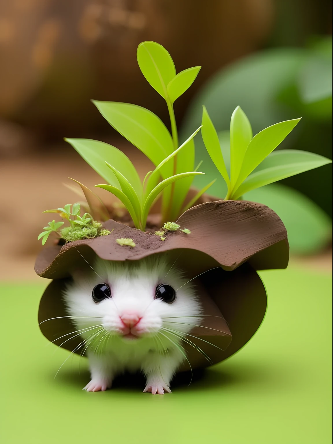 Small animals Fantasia Plant-like cute little