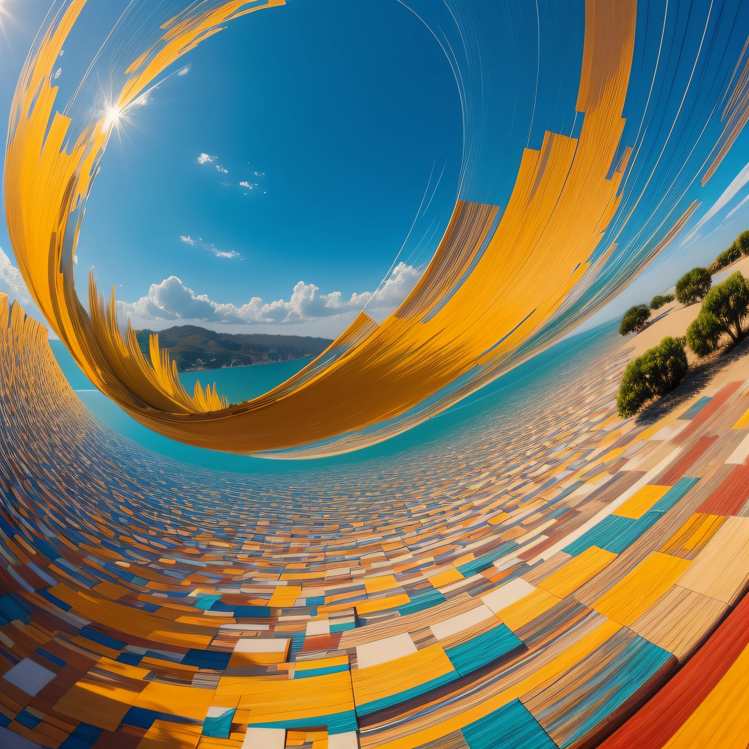 listras abstratas como se estivessem vivas