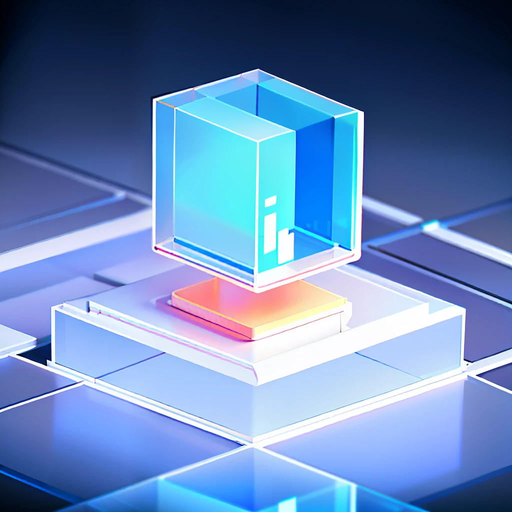 best quality, many details,4k,blender,octane render,C4D,transparent glass texture,DDicon,blue|orange, frosted glass, transparent technology sense, industrial design,white background,studio lighting, sunshine,flat, minimal,quasi-object,axisymmetric,Data, cylinder,file,