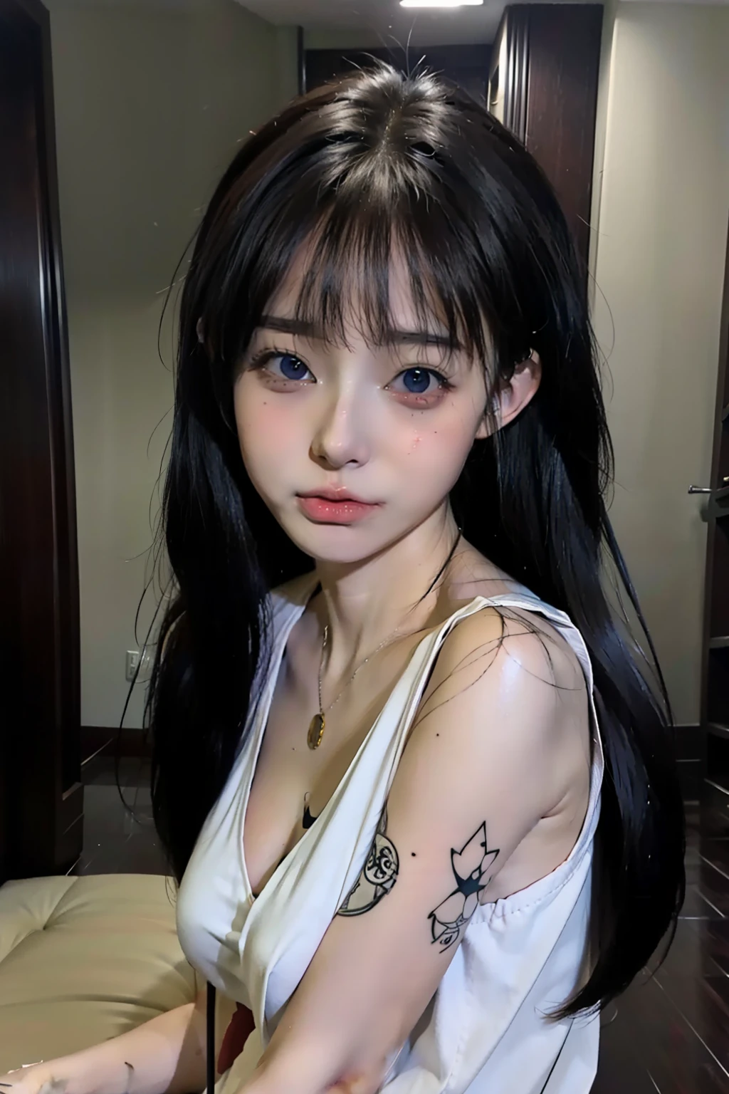 hyper realistic anime, Beautiful anime girl, Photorealistic anime, 3 d anime realistic, Anime cosplay, attractive anime girls，8K， RAW photos， sportrait， best qualtiy， 超高分辨率， realisticlying， 1girll， full bodyesbian，