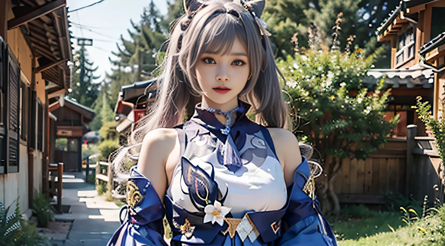ulzzang-6500-v1.1,(raw photo:1.2),((photorealistic:1.4))best quality,masterpiece, illustration, an extremely decision and beautiful, extremely detailed,CG,unity,8k wallpaper, Amazing, finely detail,tmasterpiece，best qualtiy，offcial art，The is very detailed, CG unified 8k wallpaper，absurderes，unbelievable Ridiculous，hugefilesize，ultra - detailed，A high resolution，The is very detailed，Beautiful detailed girl，电影灯光,1个Giant Breast Girl,full bodyesbian,Full body photo,ssee-through,looking at viewert,exteriors