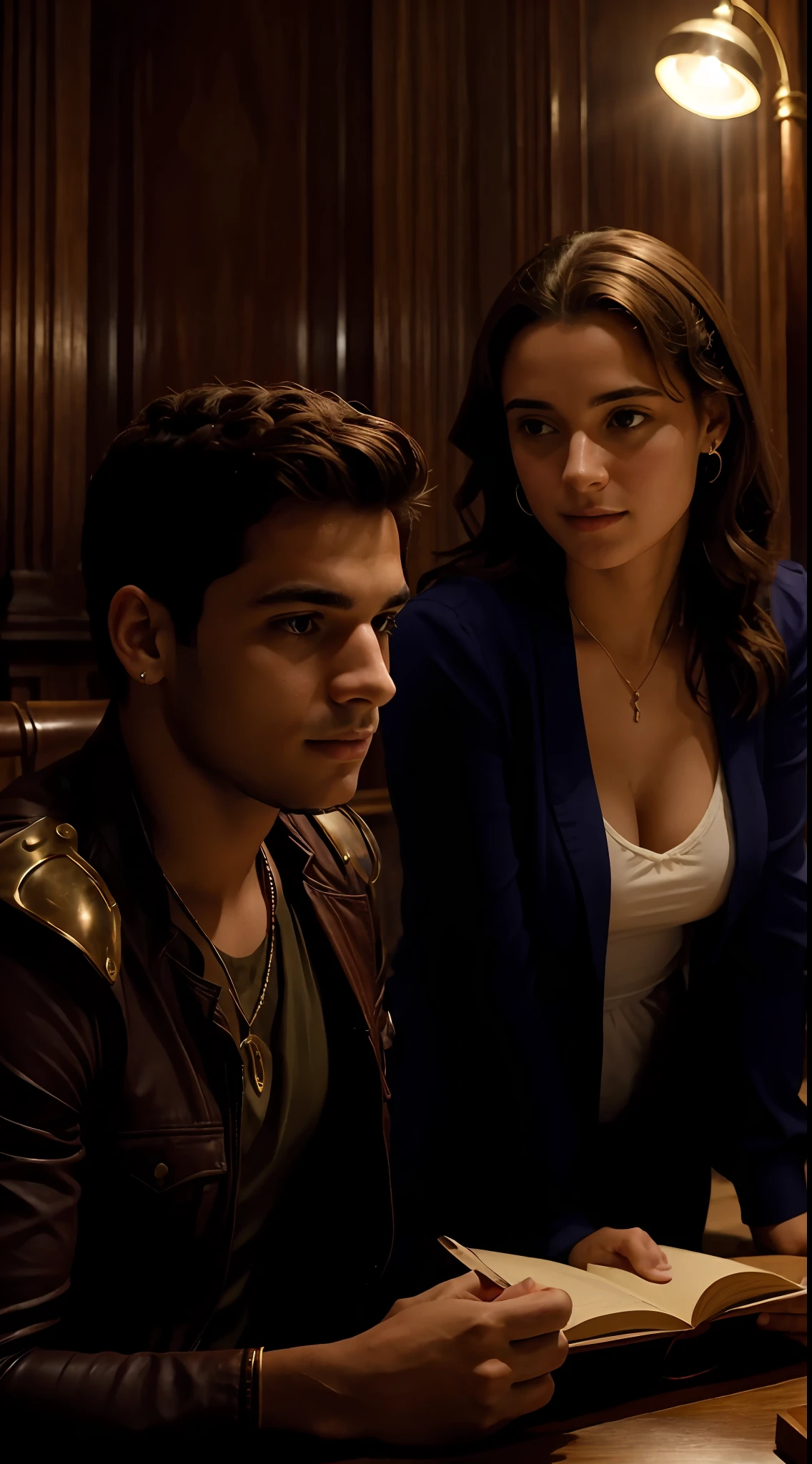 Uma jovem mulher herda um colar especial e, when investigating your history, meets a young man who has important information about the object, levando-os a uma aventura cheia de romance e segredos.
