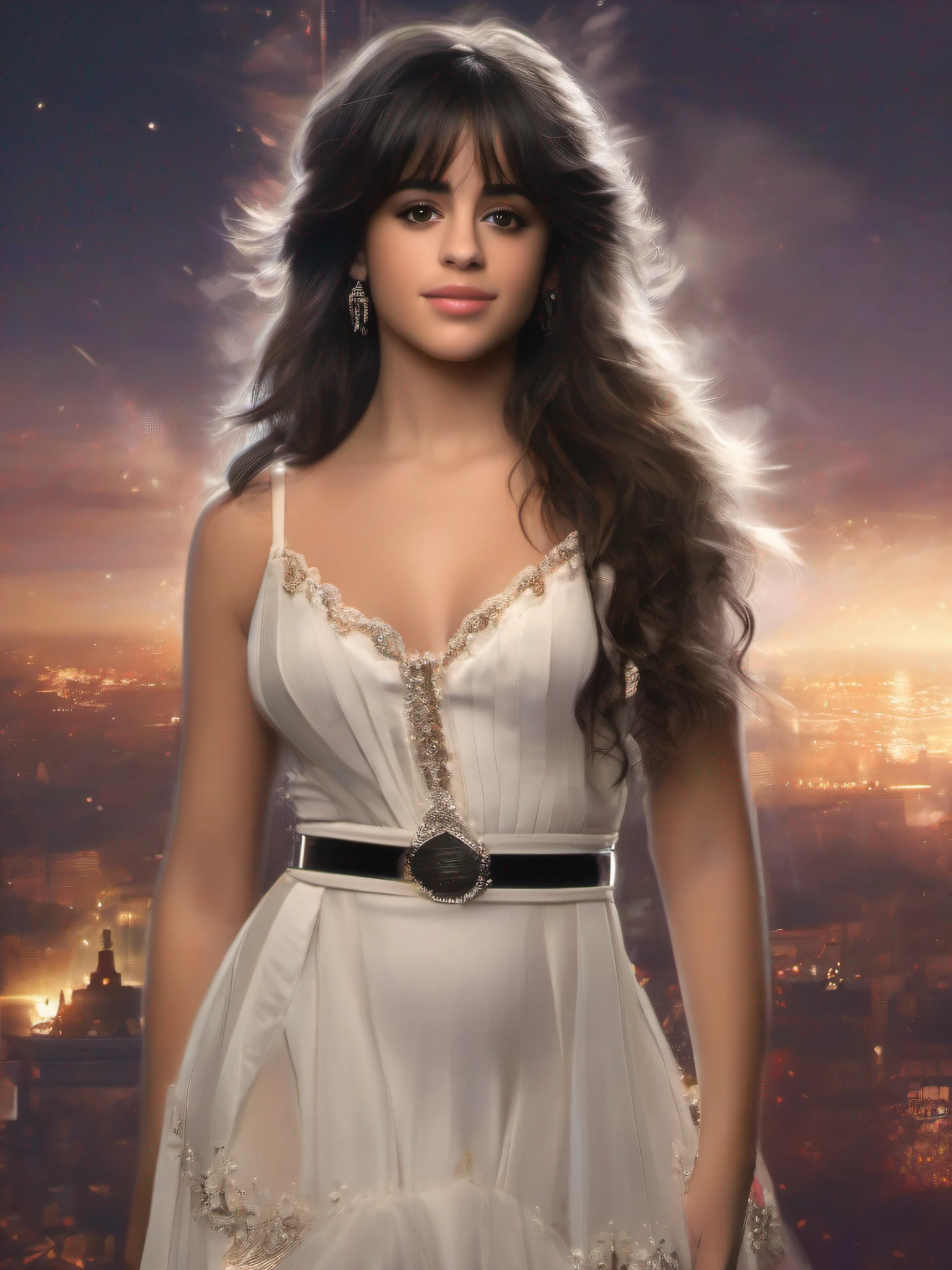 Camila Cabello. 15 years old medium breasts bell shape.