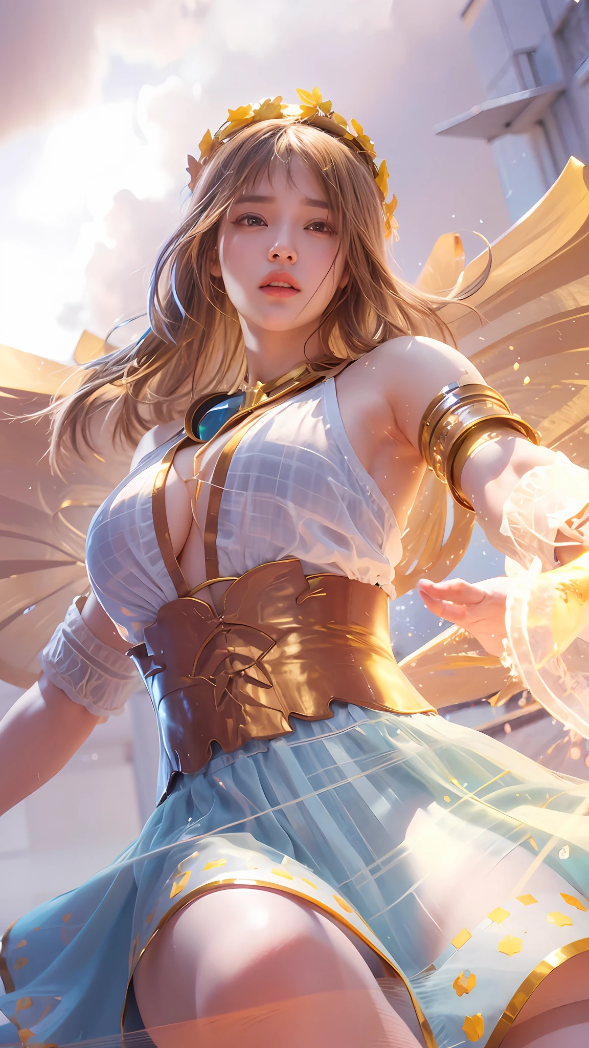 zydG, 1girl, detailed skin, looking at viewer, brown eyes, (short hair with bangs:1.2), (medium breasts:1.0), (medium areolae:0.8),
(photorealistic:1.4), (best quality:1.0), (ultra highres:1.0), 8k, RAW photo, (masterpiece:0.2), (pureerosface_v1:0.5)