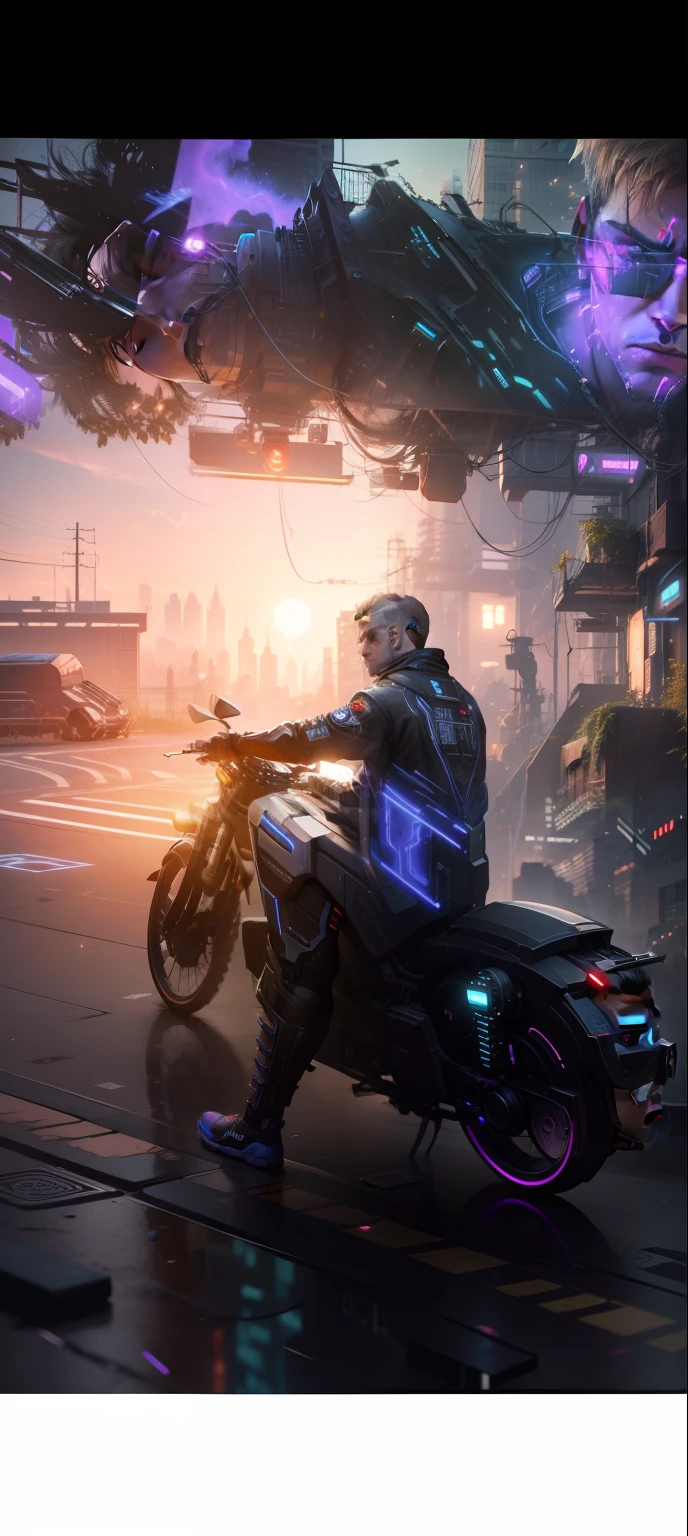 Change this background cyberpunk, realistic face,8k, ultra graphics, a boy