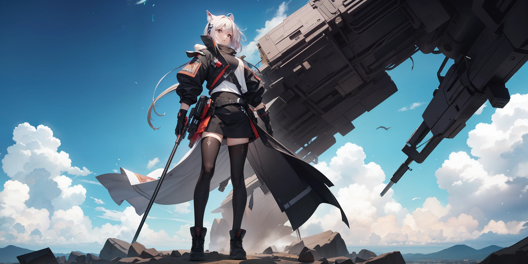 Full body front 8K image