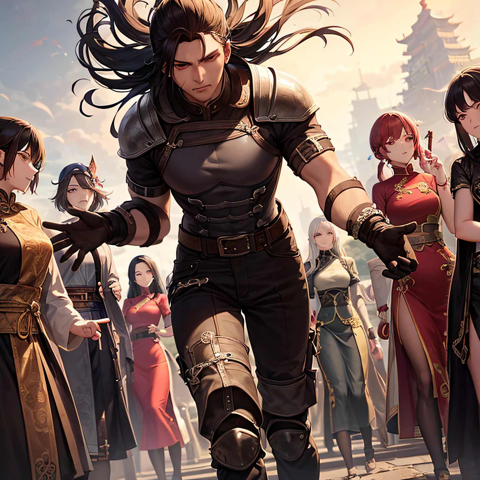 A group of dead people chosen by God，Become a mercenary of God in order to be resurrected，For their respective beliefs，Fierce and stronger competition。
　　The protagonist leads a group of women，For the sake of the Chinese immortals，Resolutely embarked on the road of conquest。
