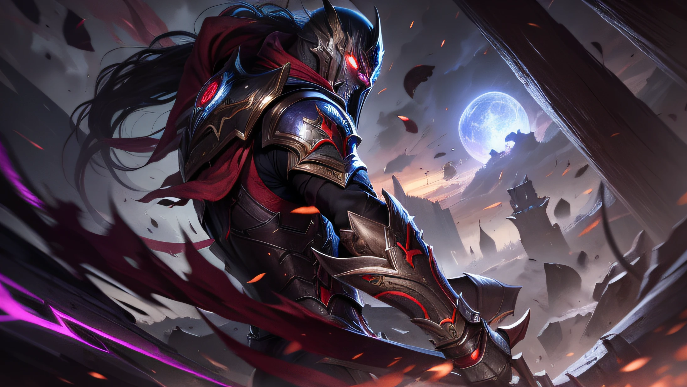 zed form league of legends epic realistic detailed