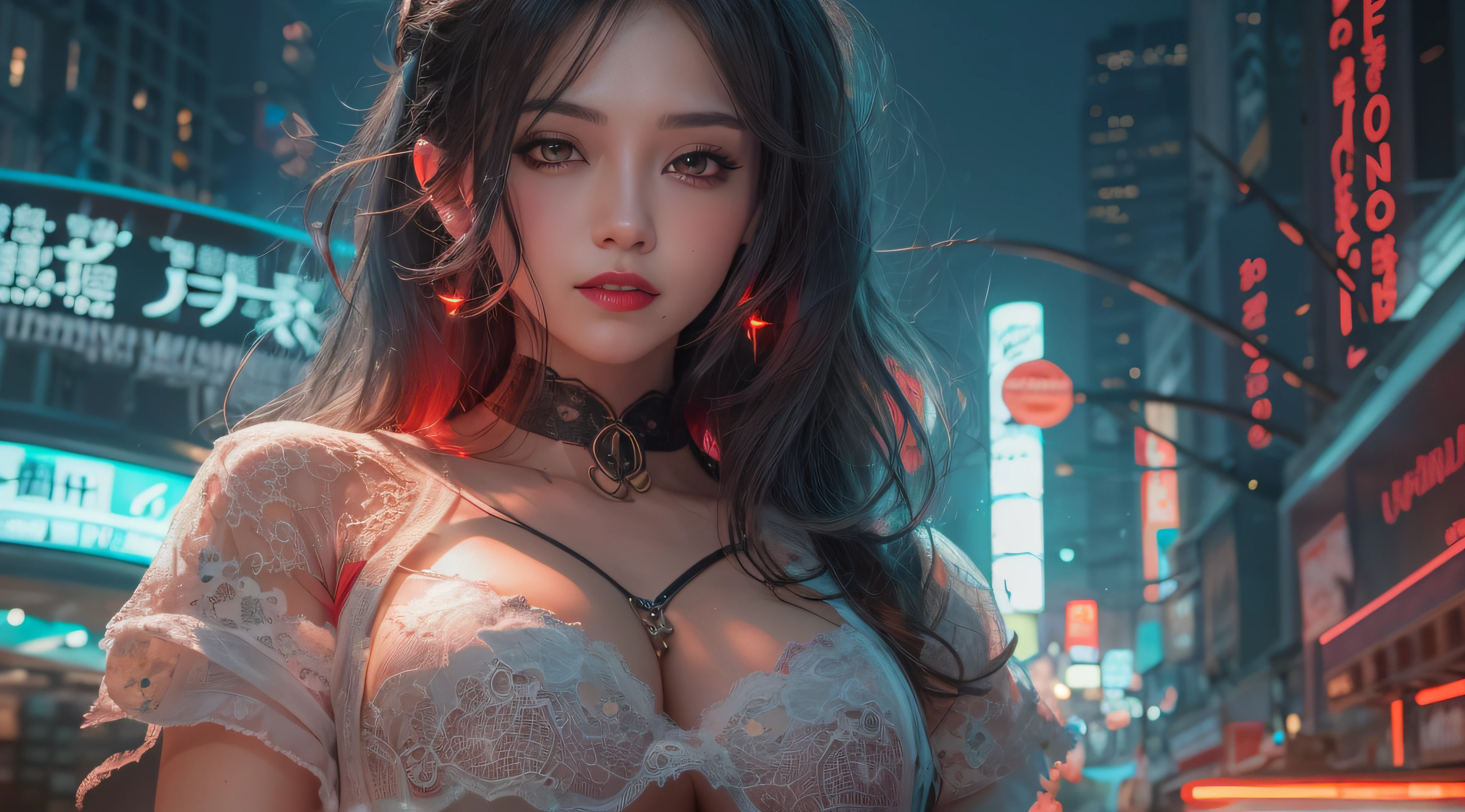 masutepiece, nightcity、neons、streetlights、No clothes, Perfect nudity, Legs spread, SEX, random provocative poses, beastly pose, of the highest quality, High quality, Highly detailed CG Unity 8k wallpaper, Art Station, Digital Illustration, with an intricate, 動向, awardwinning photo, depth of fields, nffsw, chromatic abberation, Realism, Highly detailed, Art Station Trends, CGsociety Trends, with an intricate, high detailing, Dramatic, 8K, 16 K, of the highest quality, Photon mapping, Radio City, Photorealistic, Elaborate CG, physically-based renderingt, ultra realistic realistic textures, unreal enginee 5, motion angles, Cinematic lighting, Dramatic Lighting, Professional Lighting, Slender face Very detailed and expressive eyes, Shiny hair, High Texture、Detailed face and skin, highly detailed skin with pores, Perfect body line, Perfect bust line, exquisite collar bone, Perfect clavicle, Bewitching and mysterious oriental adult woman, Vampire, Red Lipstick, Red Eyes, Red Eye Shadow, Long gray hair with a glossy waist, sadistic smile,
extreme light and shadows, Dim lighting,