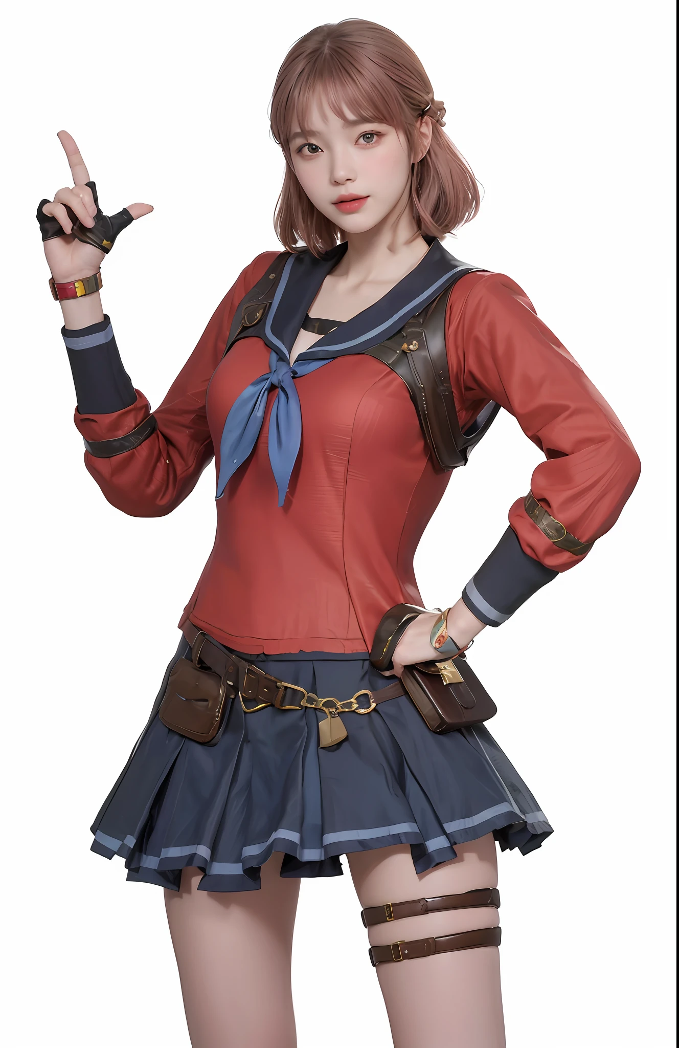 ((best qualtiy,8K,tmasterpiece:1.3))),Clear focus:1.2,(layer cut,The large:1.2),Beautiful Women in Perfect Figure:1.4,Slender abs:1.2,Moist body:1.5,Highly Detailed Face and Skin Textur,Detailed eyes,二重まぶた,long whitr hair,(beautidful eyes:1.3),(Smiling face:1.3),(Both eyes are the same size:1.4),(Light pink hair:1.3),(Smile lips:1.3)