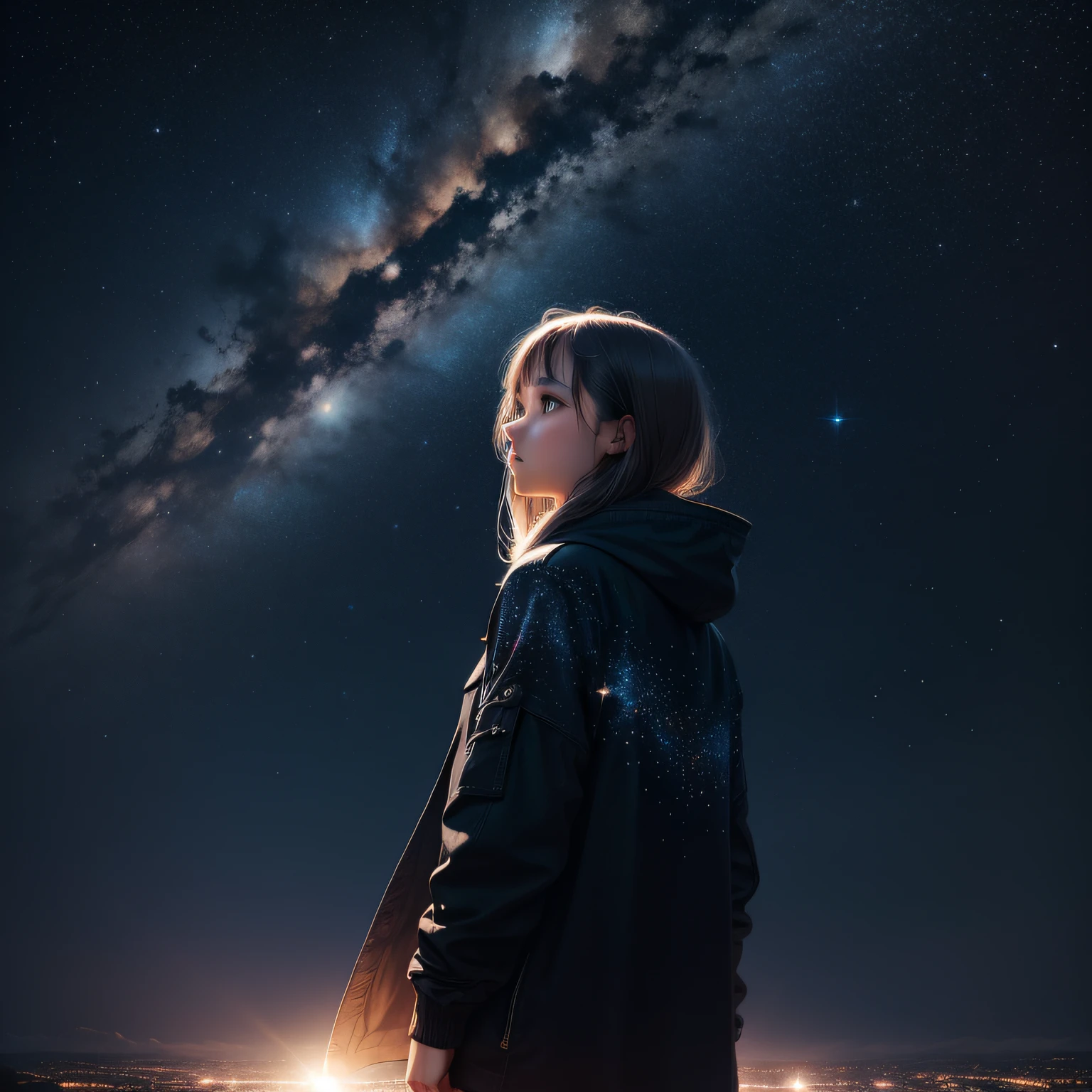 night sky, full of stars