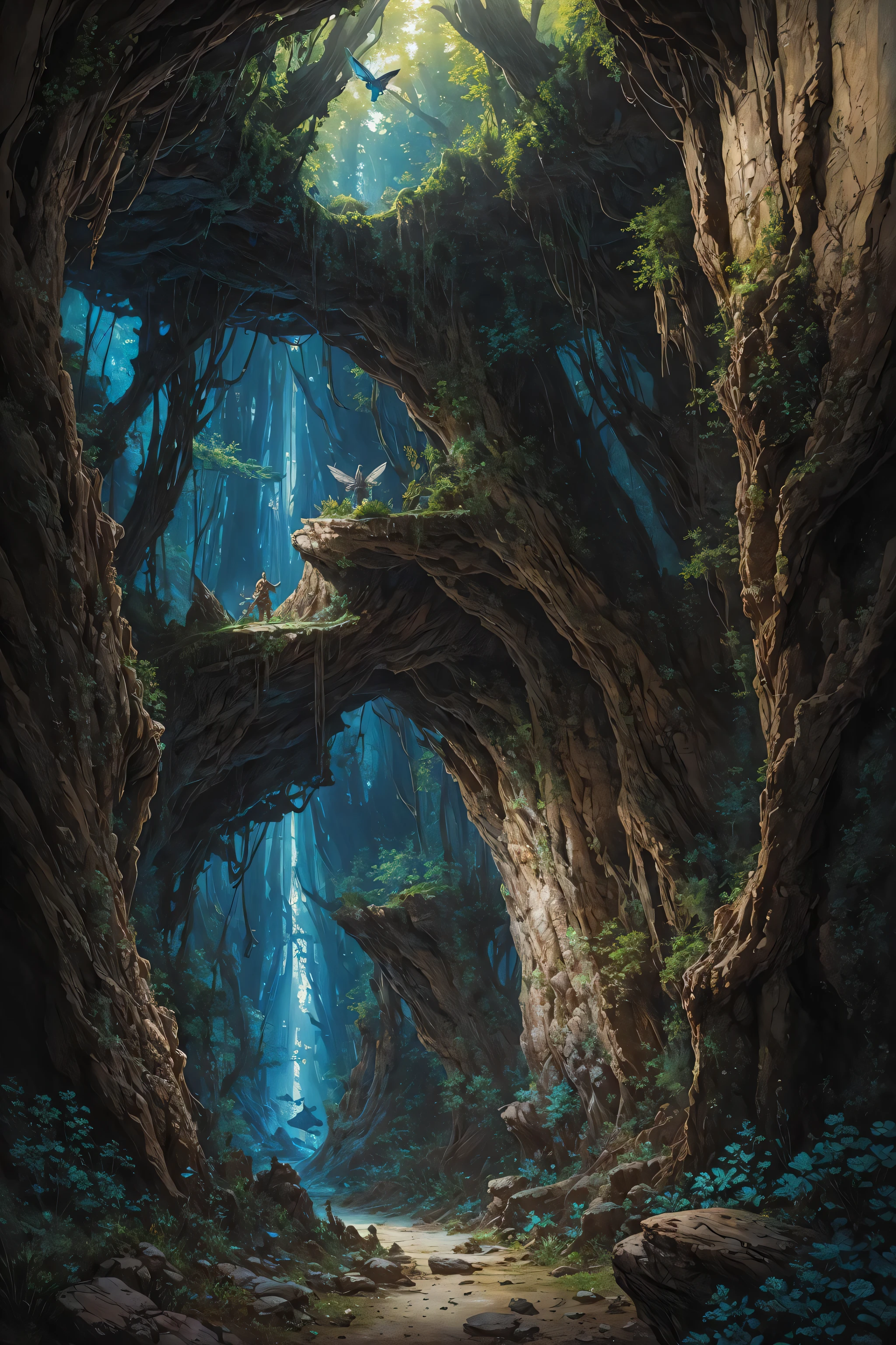 Sally Mann, HDR, (masterpiece:1.3), at the steampunk world fair, Forests, LIVING ROOM, analog, caves, (masterpiece:1.2), (badlands:0.8), athletic face, blue butterfly, rough skin, sky, Vincent Callebaut, (low key), masculine, artstation, film grainy, representational, Depth of Field, (Antonio Moro), color, soft lighting, side view:1, by Greg Rutkowski,