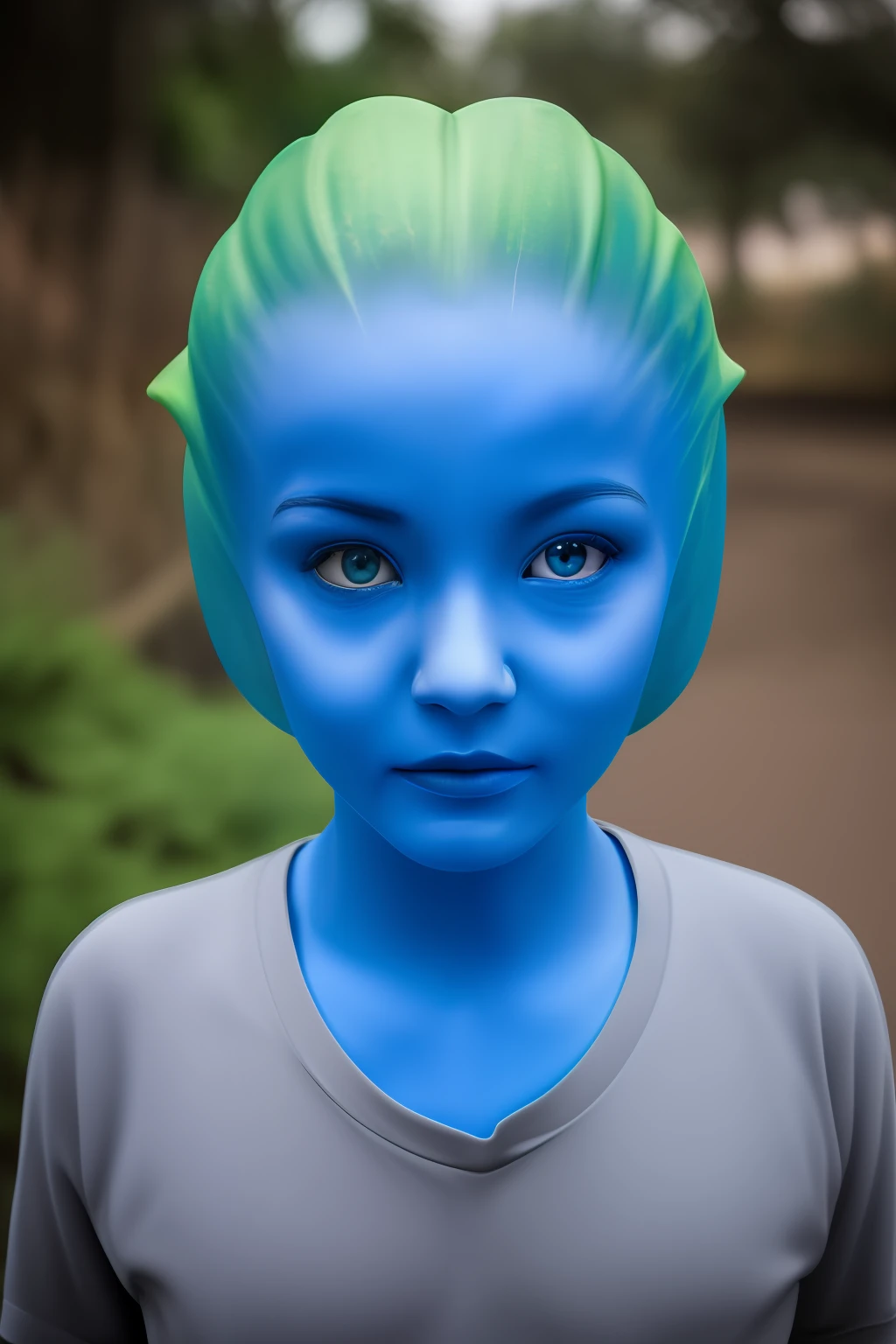 Alien azul