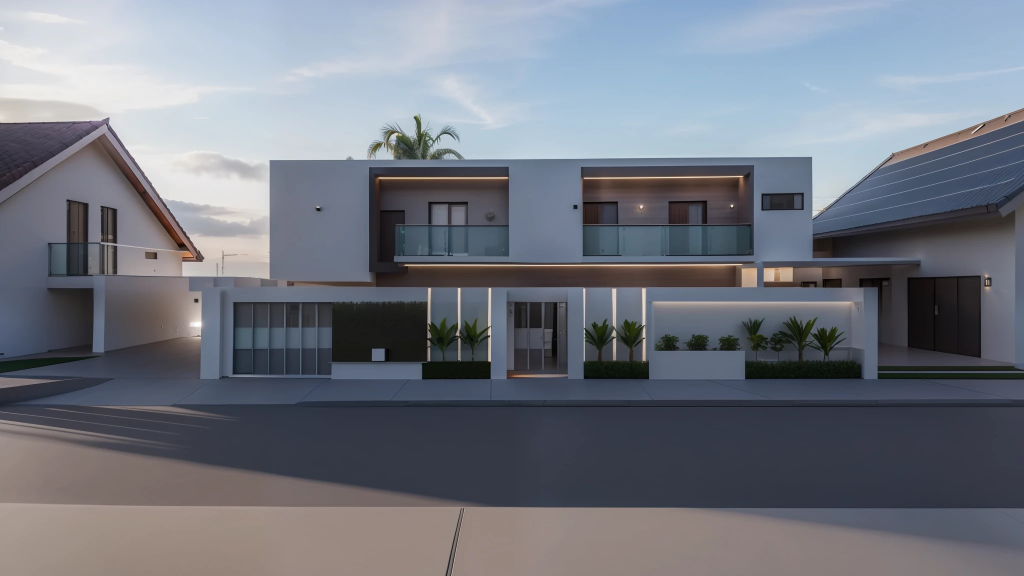 residencia moderna, melhor qualidade, qualidade alta, materiais devidamente detalhado 8k.