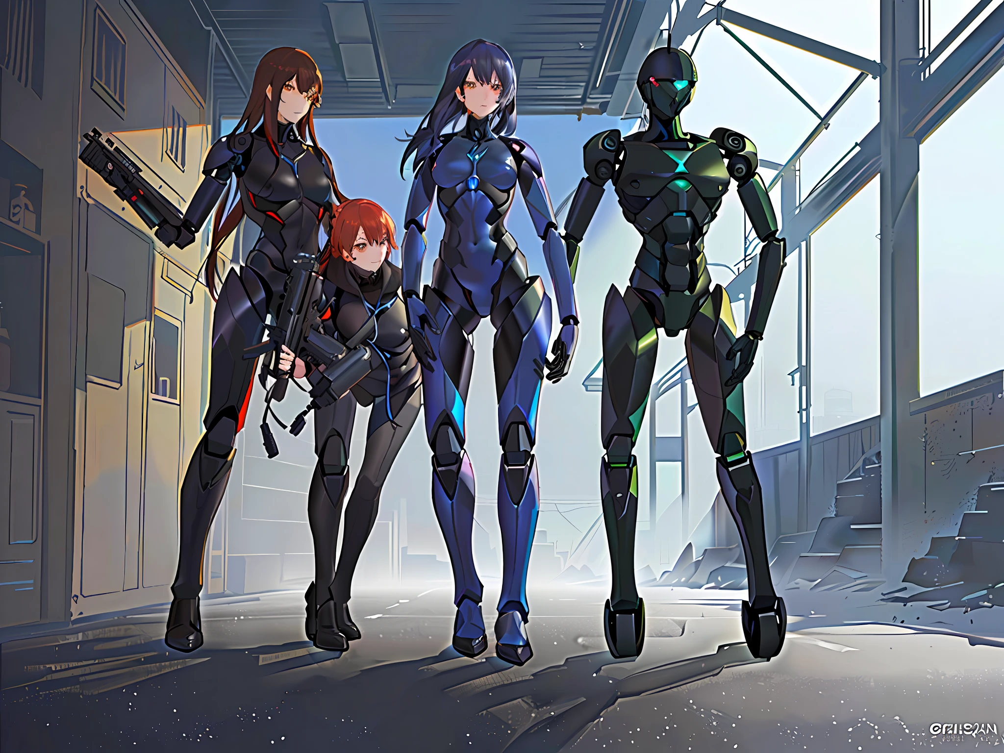 Monocular Sniper humanoid mech