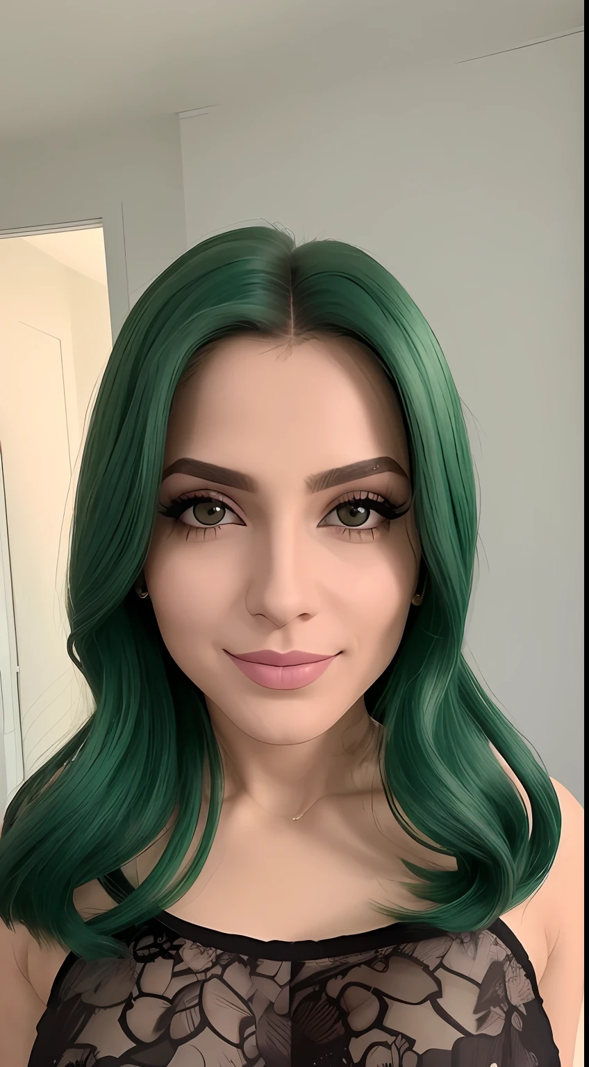 Garota cabelo branco, com olhos verdes,hiper realista,sem roupa, pose de costa