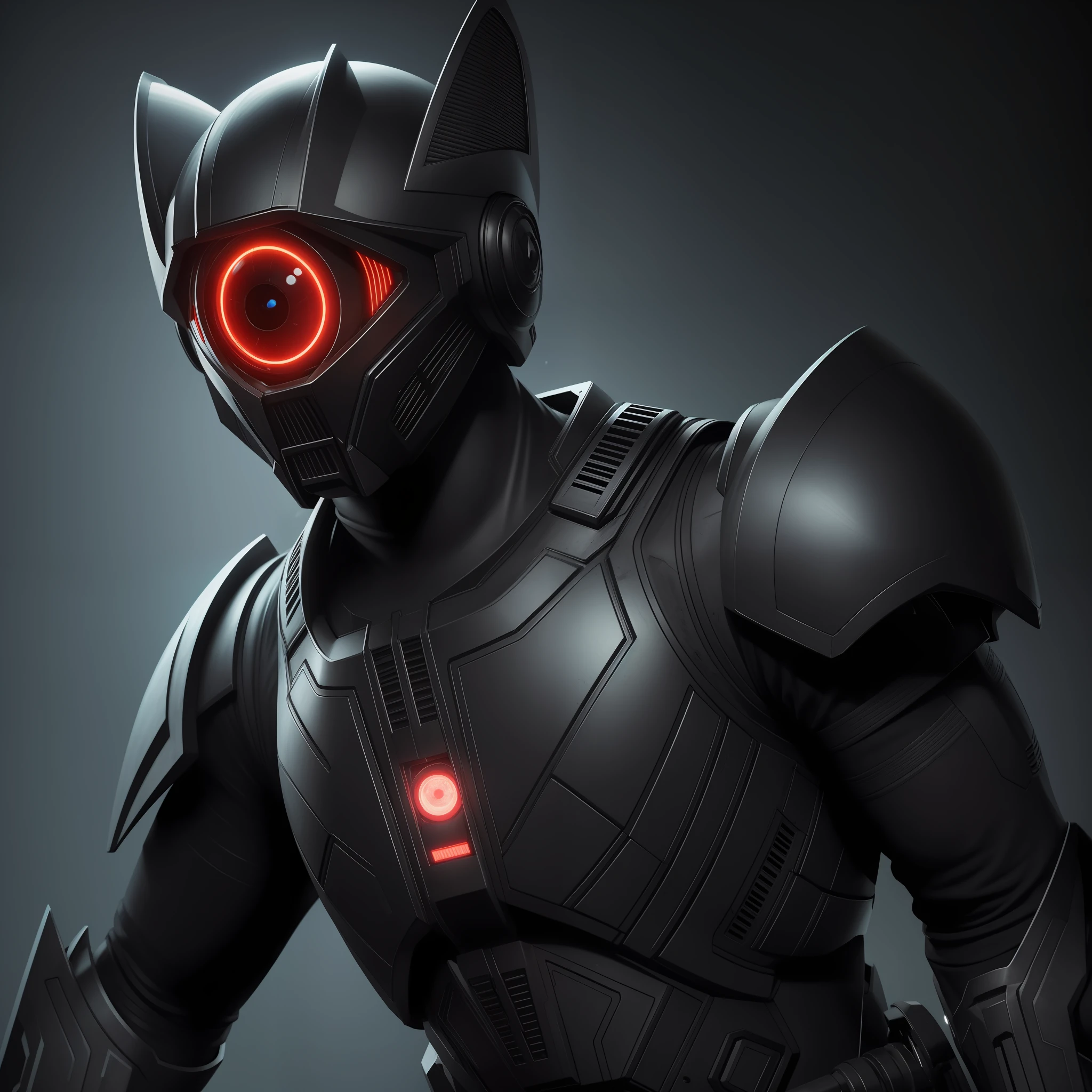 Fox alienígenas ufo, Exterminador Zumbi, demonic eyes, mascara de gas, ciborgue, Giger, sci fi gadgets mask helmet, body hand hind leg, LEDs na armadura, trapos medievais de roupa, intrincado abstrato. Arte intrincada, por tooth wu, WLOP, bipe, octan render, trending in artstation, Greg Rutkowski Very coherent symmetrical art. cinemactic, arte chave, hiper realismo, alto detalhe, octan render, 8 mil,
