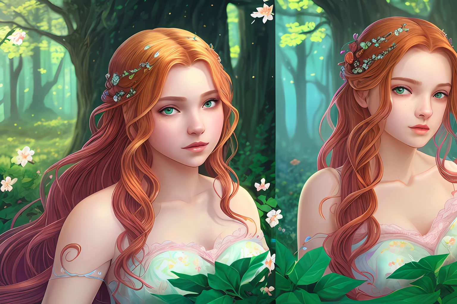 Step into the enchanting world of Sarah J. Maas' A Court of Thorns and Roses series and unleash your artistic prowess to capture the essence of Feyre, the resilient and extraordinary protagonist. With her fiery red hair cascading around her determined face, depict the fierce determination and inner strength that defines her. From the intensity of her emerald-green eyes to the subtle freckles adorning her porcelain skin, every meticulous detail tells a story of resilience and growth. Set the scene amidst the mystical realm of Prythian, where lush forests, delicate blossoms, and hidden secrets await. Let the background illuminate the beauty of the Spring Court and its idyllic landscapes, with vibrant colors and blooming flowers reflecting the rebirth and transformation Feyre embodies. As the artist, capture the spirit of this captivating character, evoking a sense of wonder and admiration among viewers, as they delve into her journey of love, sacrifice, and self-discovery."