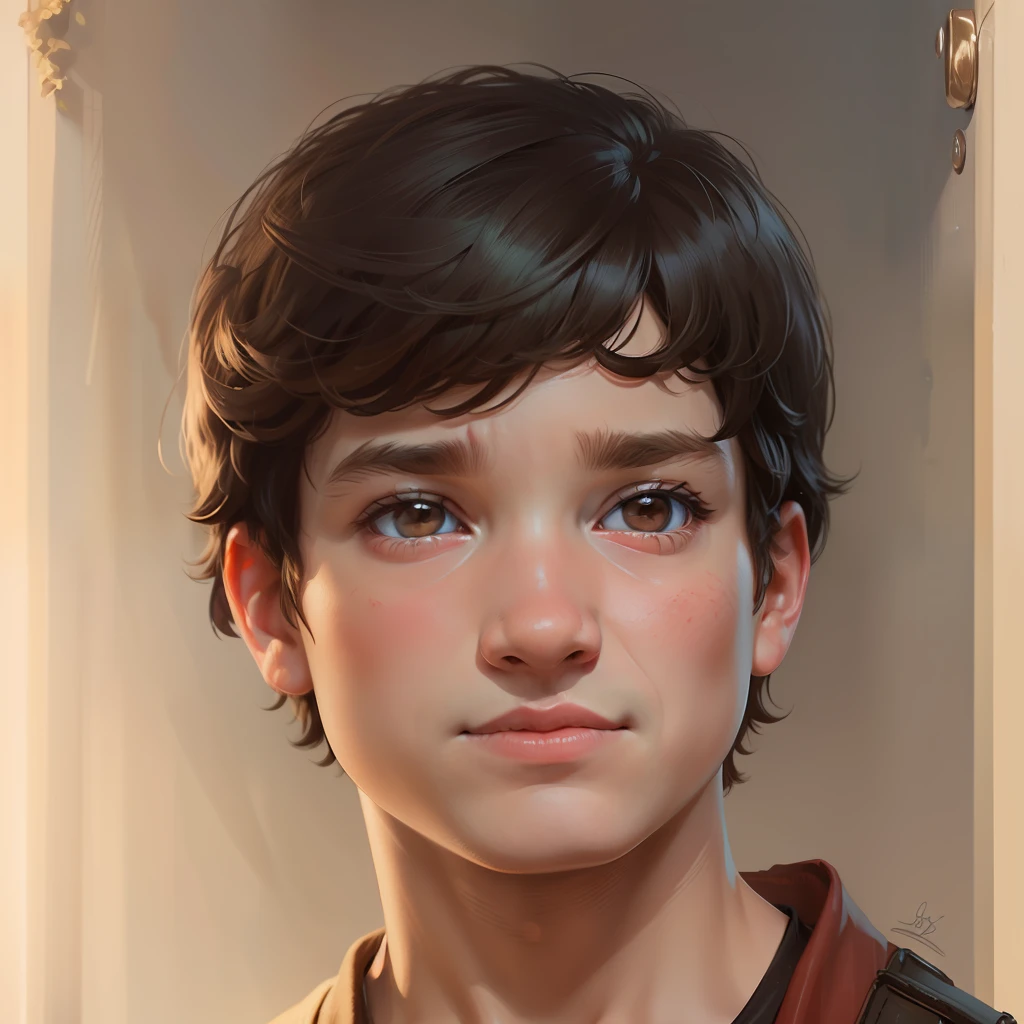 (cbzbb:1.25), portrait of cutest frodo baggins  illustration, artstation, CGI_Animation,