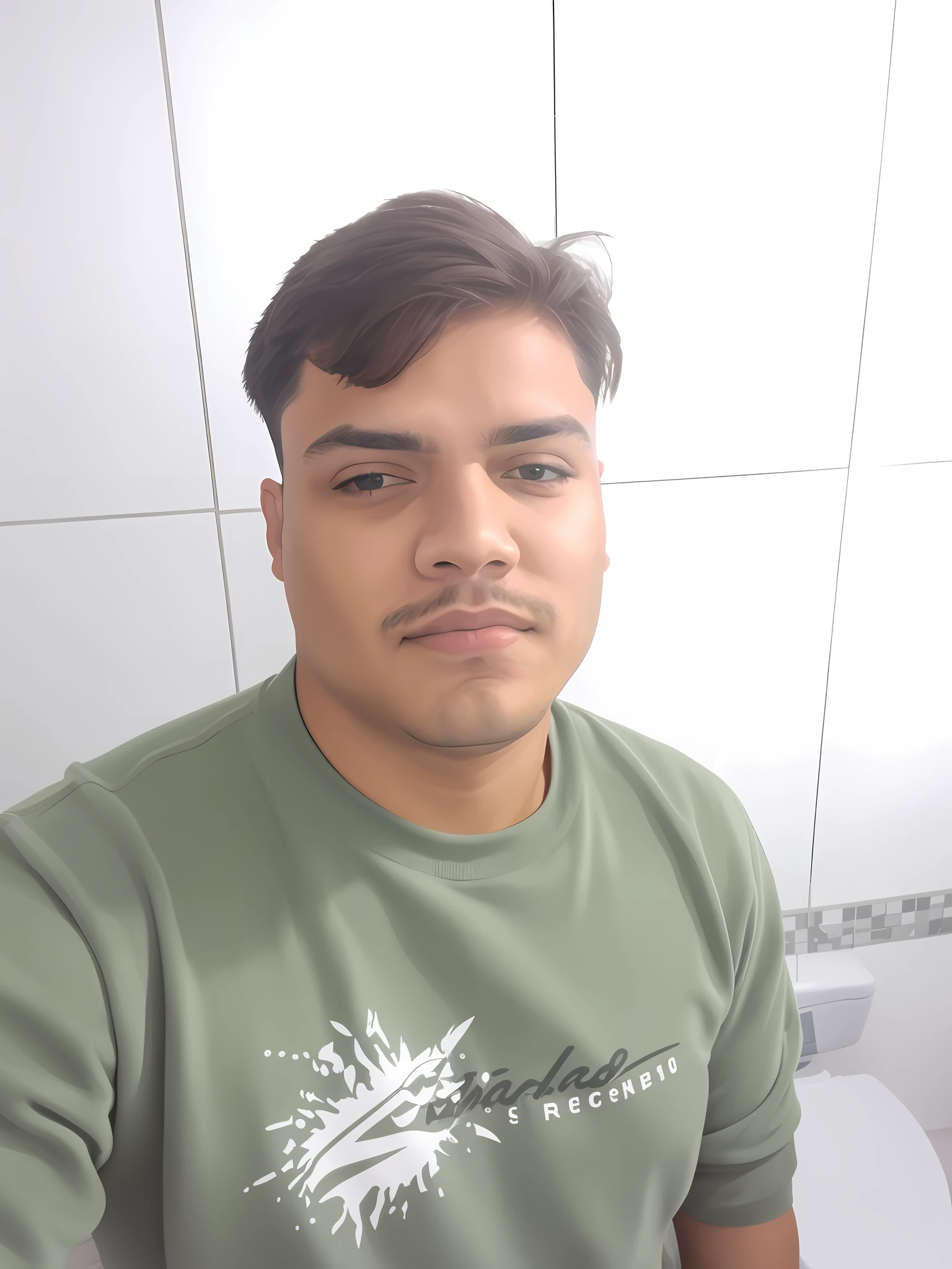 There is a man who is sitting in a bathroom with a toilet, em torno de 1 9 anos, imagem frontal, 18 anos, 2 2 anos, 2 3 anos, 21 anos, 2 7 anos, imagem de qualidade muito baixa, 2 4 anos, com rosto preciso, sem barba, sem bigode, imagem do rosto