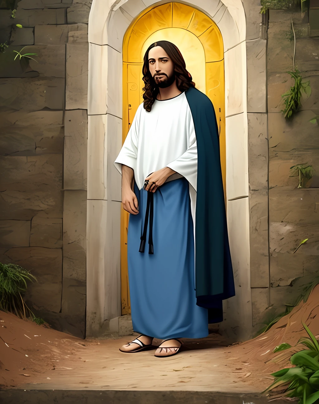 Jesus ajudando alguem