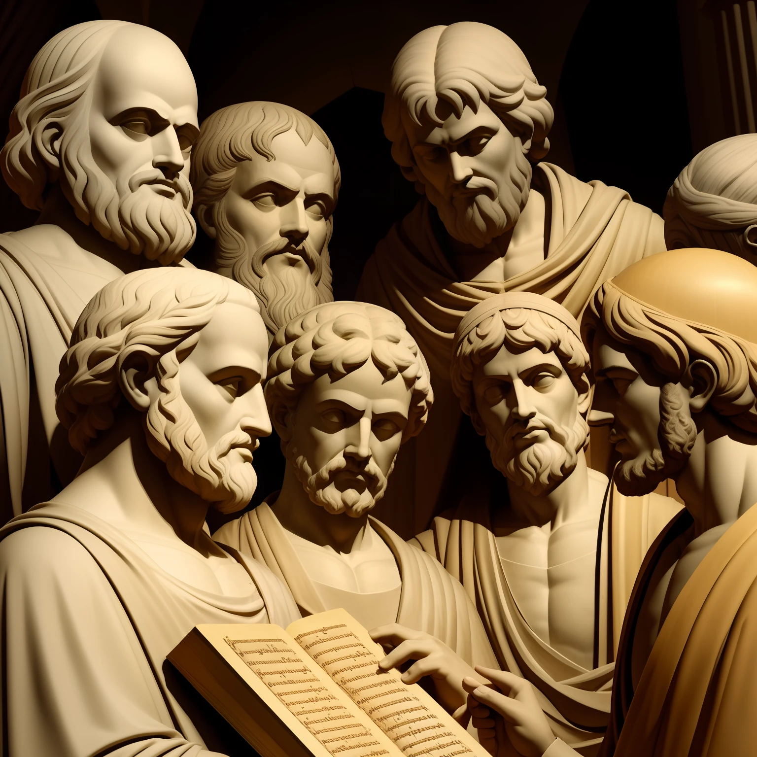 philosopher Socrates, Plato Philosopher, Philosopher Aristotle, philosopher St. Thomas Aquinas, philosopher René Descartes, filosofo Immanuel Kant, 3d