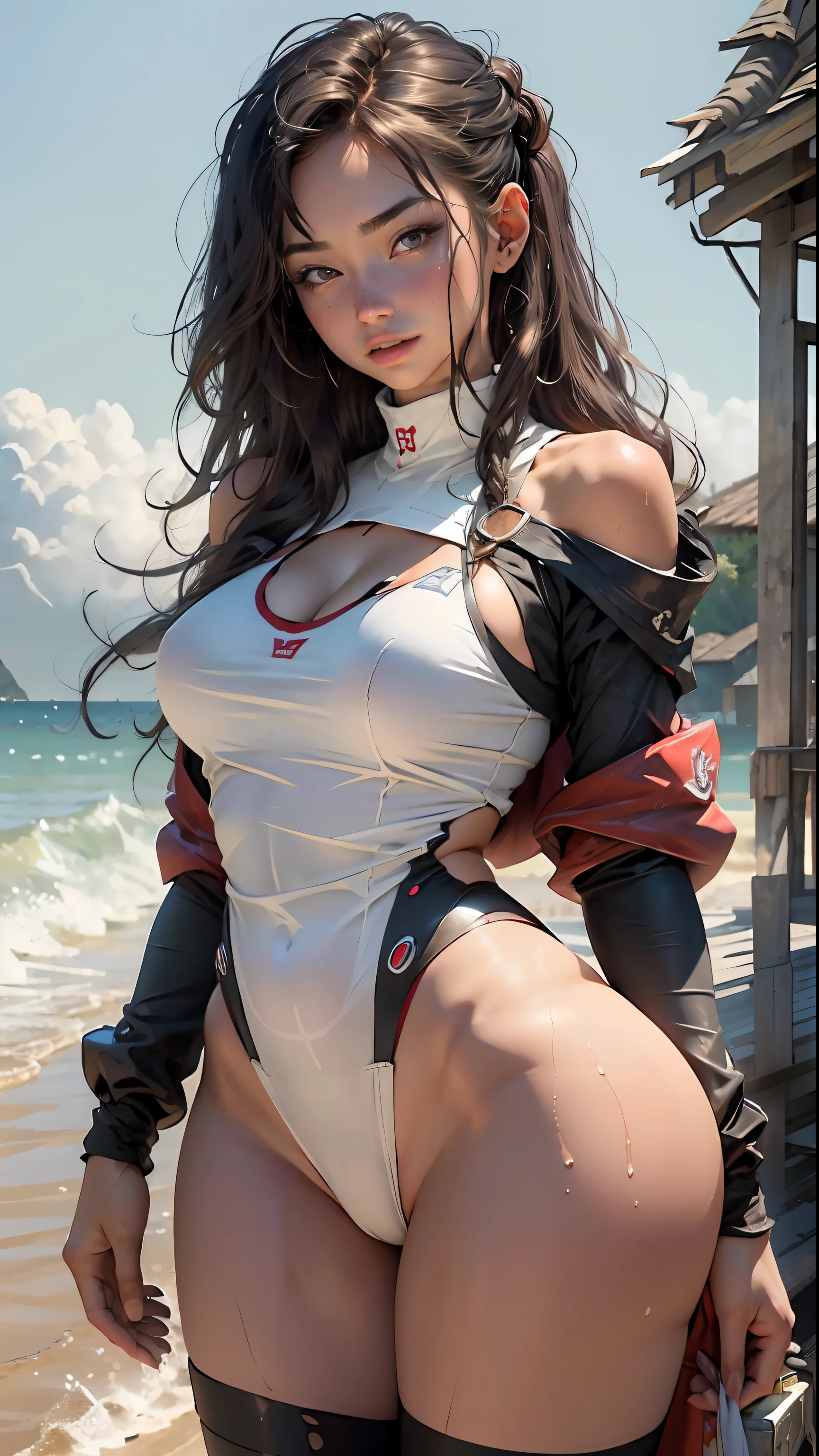 1girll,Huge breasts,, 独奏, Headbands, She's wet, Erotic light blue Superman uniform,nudegirl ,Tong,Supergirl,Take aphrodisiacs,Lewd expression, exteriors, Skysky, brunette color hair,long hair flowing, exposed bare shoulders, standing on your feet,grassy fields, nigh sky,Bigchest, wetclothes, From the front side, hair straight, mostly cloudy sky, Wet hair (((tmasterpiece),(Very detailed CG unity 8K wallpaper),best qualtiy,,独奏,1girll,cinmatic lighting,detailed back ground,beatiful detailed eyes,Bright pupils,(Very fine and beautiful),(Beautiful and detailed eye description),ultra - detailed,tmasterpiece,)),facing at camera,Leakage out of the breast,Expose the lower body,nakeness,leering,Protruding underparts,Camel toes,cleavage,absurderes,A high resolution,ultra - detailed),she is soaking wet,独奏,mature,(Very long hair,brunette color hair),比基尼,cleavage,nakeness,Obscenity,legs are open,Emotive expressions,Open-mouthed,Pussy bulge,with no underpants,Expose the genitals,Camel toes,Protruding ,extremely large bosom,Cocked buttocks,Raised sexy,Colorful,Most detailed,exteriors,fully body photo