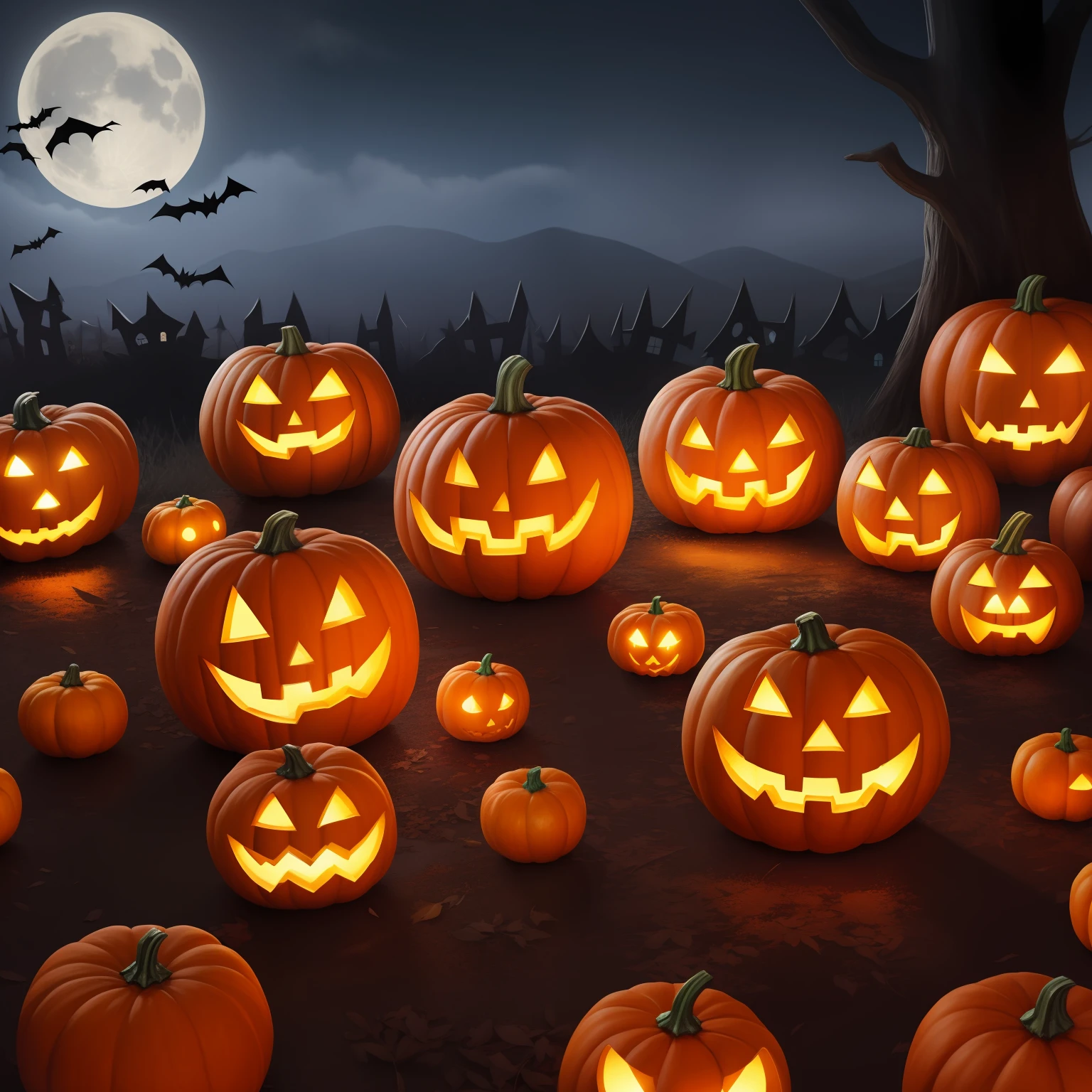 Selo de arte Haloween