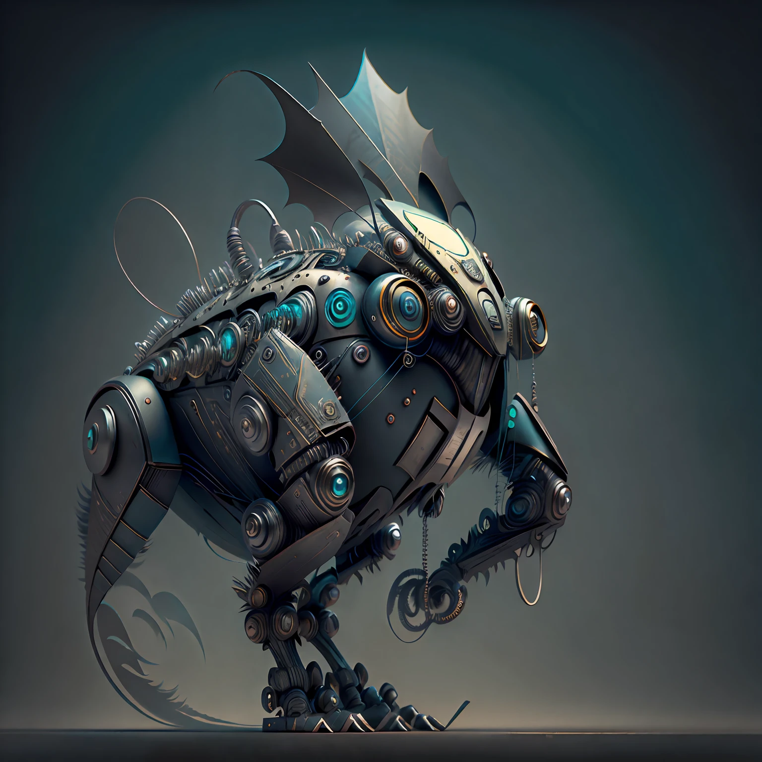 computador moderno, super detalhado, robusto, alta tecnologia, Estilo Batman,