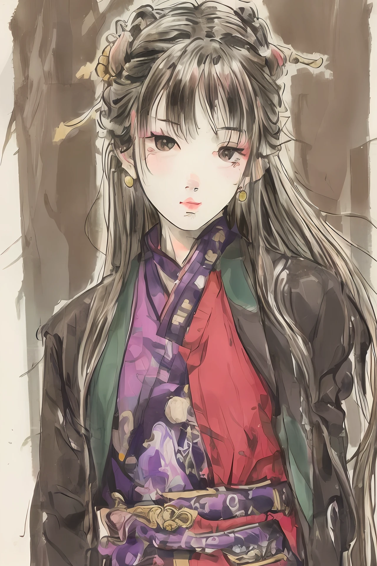 Desenhe um homem bonito da era joseon