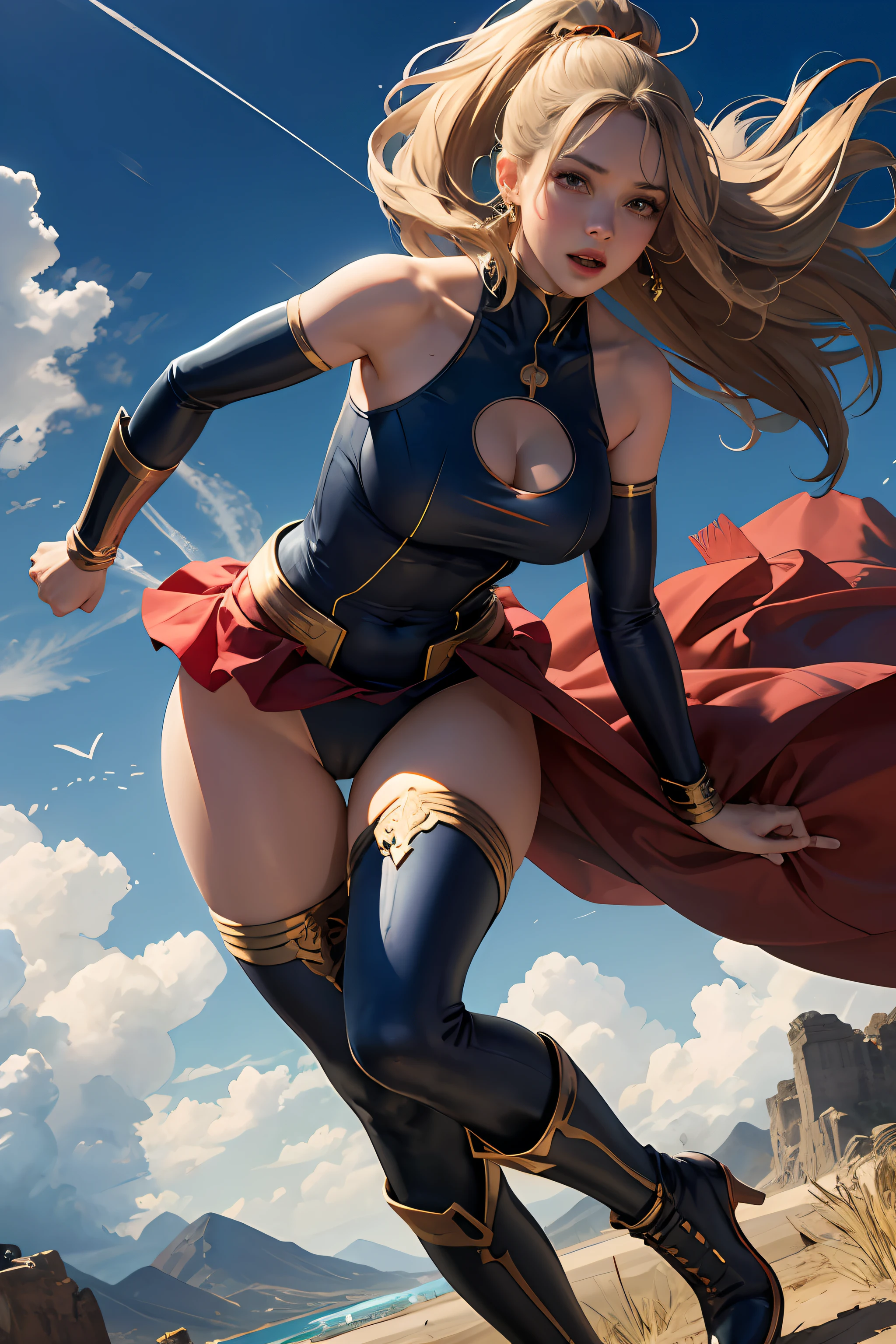 (tmasterpiece,top Quority,best qualtiy,offcial art,Beautiful and aesthetic:1.2),(1girl),Extremely detailed,Colorful,highestdetailed,offcial art,1girll,Huge breasts,, 独奏, She's wet, Erotic Superman uniform,nudegirl ,Supergirl,Take aphrodisiacs,Lewd expression, exteriors, Skysky, brunette color hair,long hair flowing, exposed bare shoulders, standing on your feet,grassy fields, nigh sky,Bigchest, wetclothes, From the front side, hair straight, mostly cloudy sky, Wet hair (((tmasterpiece),(Very detailed CG unity 8K wallpaper),best qualtiy,,独奏,1girll,cinmatic lighting,detailed back ground,beatiful detailed eyes,Bright pupils,(Very fine and beautiful),(Beautiful and detailed eye description),ultra - detailed,tmasterpiece,)),facing at camera,Leakage out of the breast,Expose the lower body,nakeness,leering,Protruding underparts,Camel toes,cleavage,absurderes,A high resolution,ultra - detailed),she is soaking wet,独奏,mature,(Very long hair,brunette color hair),比基尼,cleavage,nakeness,Obscenity,legs are open,Emotive expressions,Open-mouthed,Pussy bulge,with no underpants,Expose the genitals,Camel toes,Protruding ,extremely large bosom,Raised sexy,Colorful,Most detailed,exteriors,fully body photo