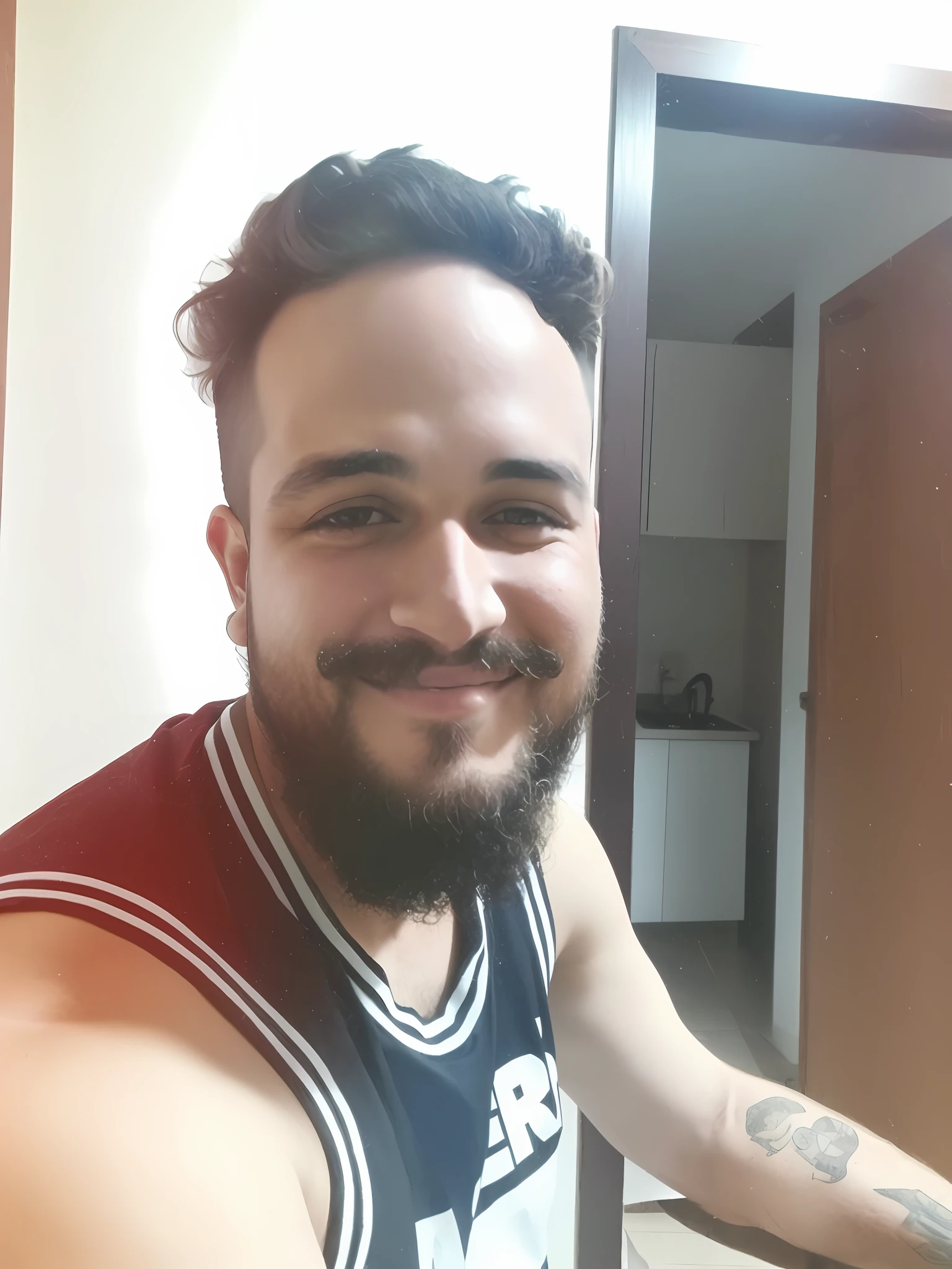 there is a man with a beard and a shirt on posing for a picture, neckbeard, caio santos, Carmelo Blandino, barba pequena, david rios ferreira, icaro carvalho, 2 7 anos, imagem de perfil, com uma barba pequena, mateus 9 5, 2 8 anos, barbado, 2 9 anos, 2 5 I