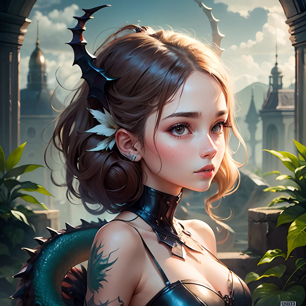 1 girl, whith dragon, --auto --s2