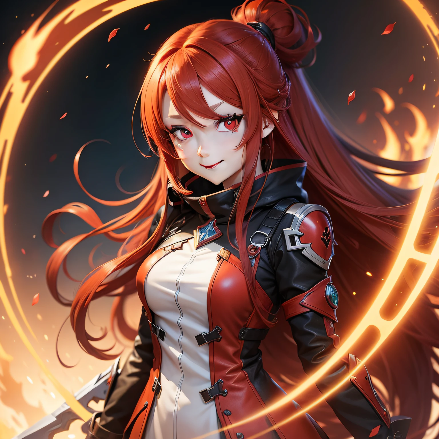 dark red eye