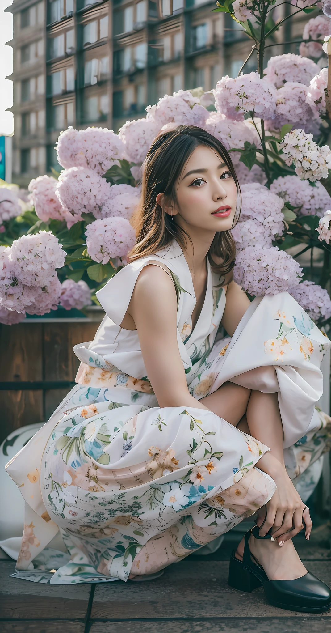 Fujifilm X-T4、Modern Japan flowers、Urban charm、tokyo streets、Modern Studio Shooting、Panoramic view of the city、Sophisticated fashion、Beautiful Japanese hair、Japan beauties who fascinate with their natural expressions