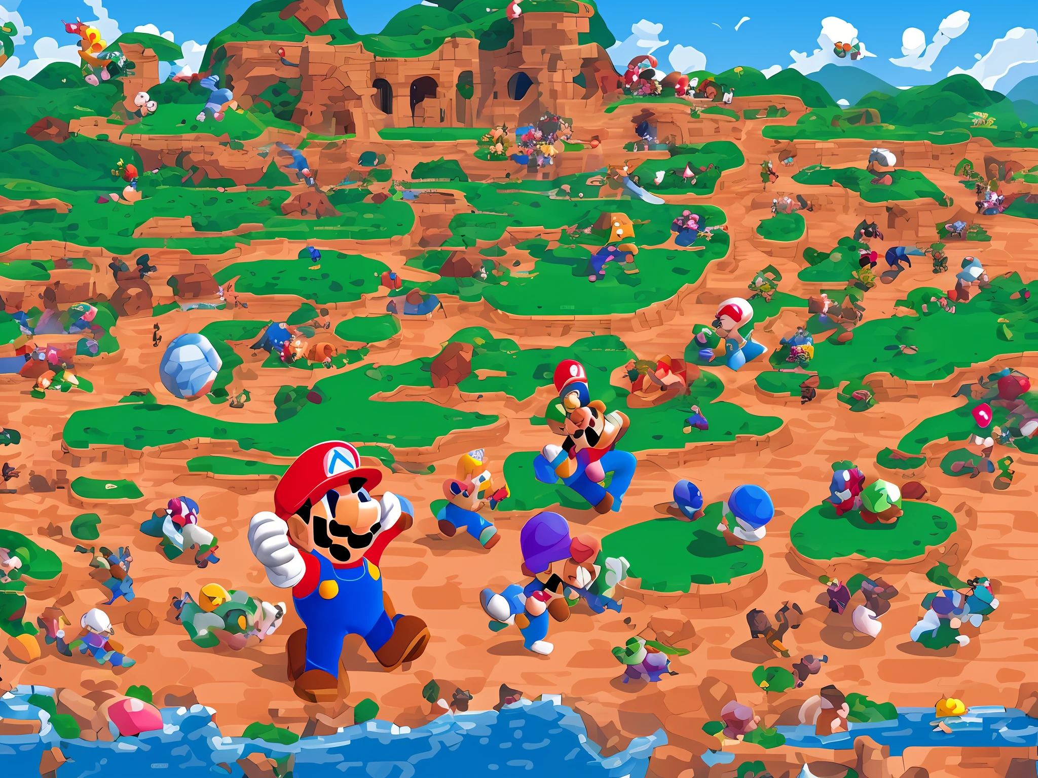 Earthbound Super Mario